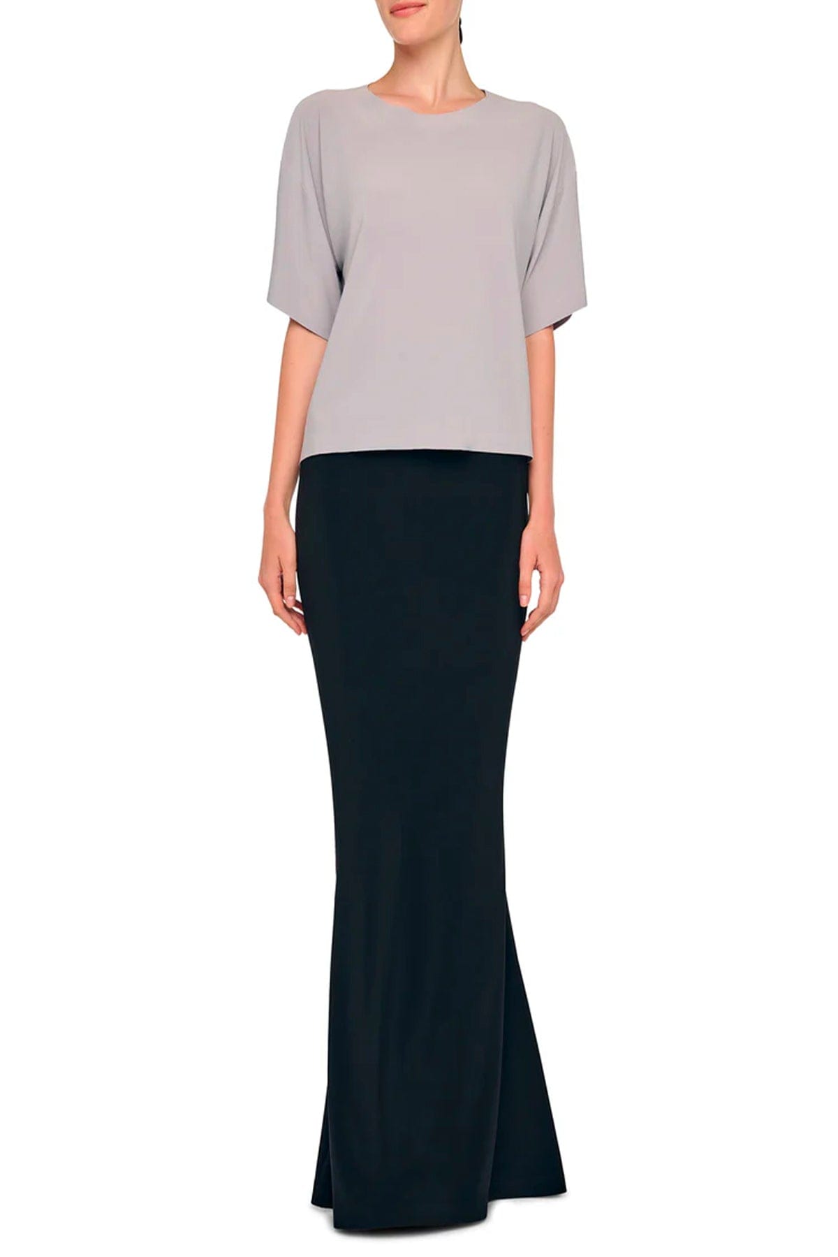 NORMA KAMALI T'SHIRT  Blusa grigia donna Norma Kamali KK4256PLT05024