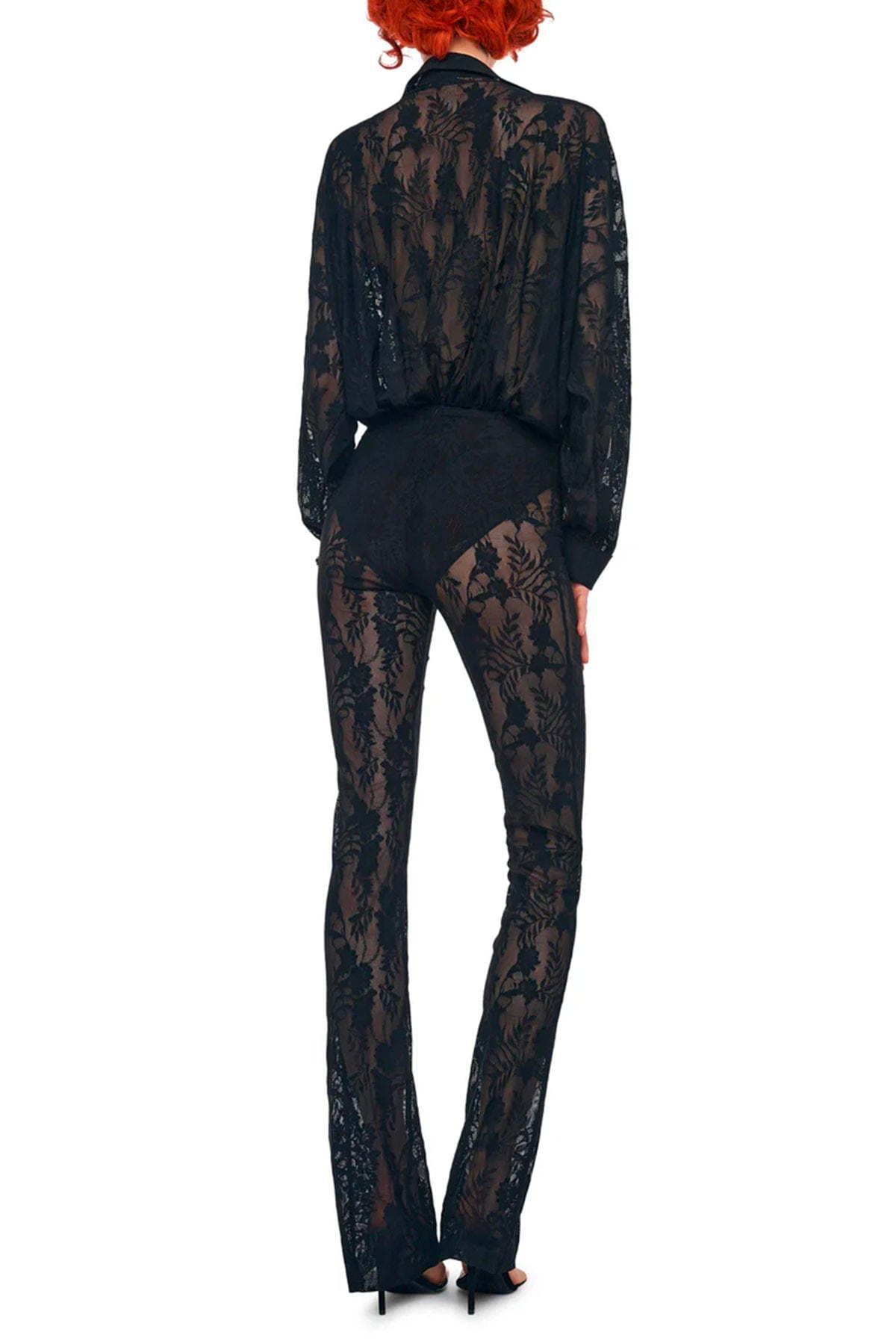 NORMA KAMALI TUTA SALOPETTE  Super oversized boyfriend NK shirt Body-suit Norma Kamali