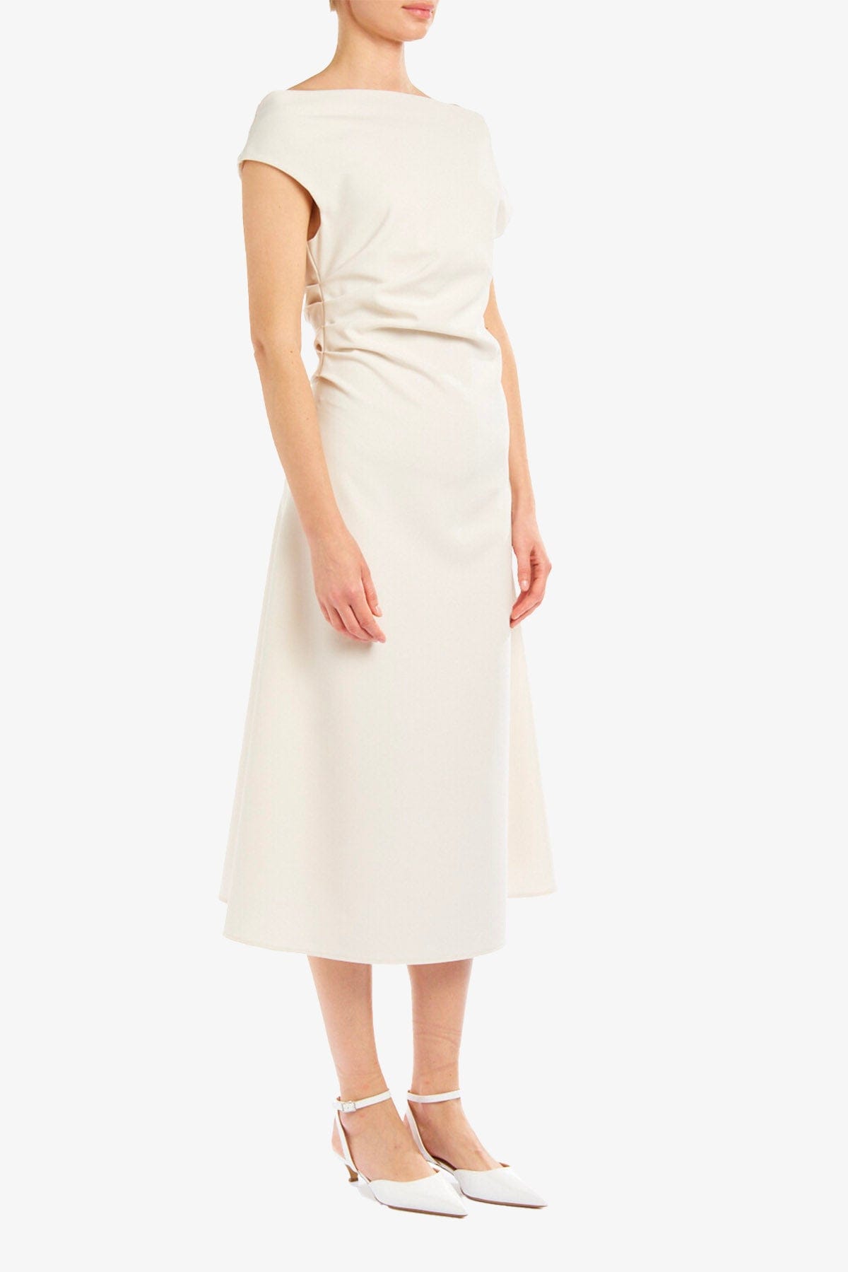 P.A.R.O.S.H. ABITO  Abito panna in crepe stretch Parosh D726147