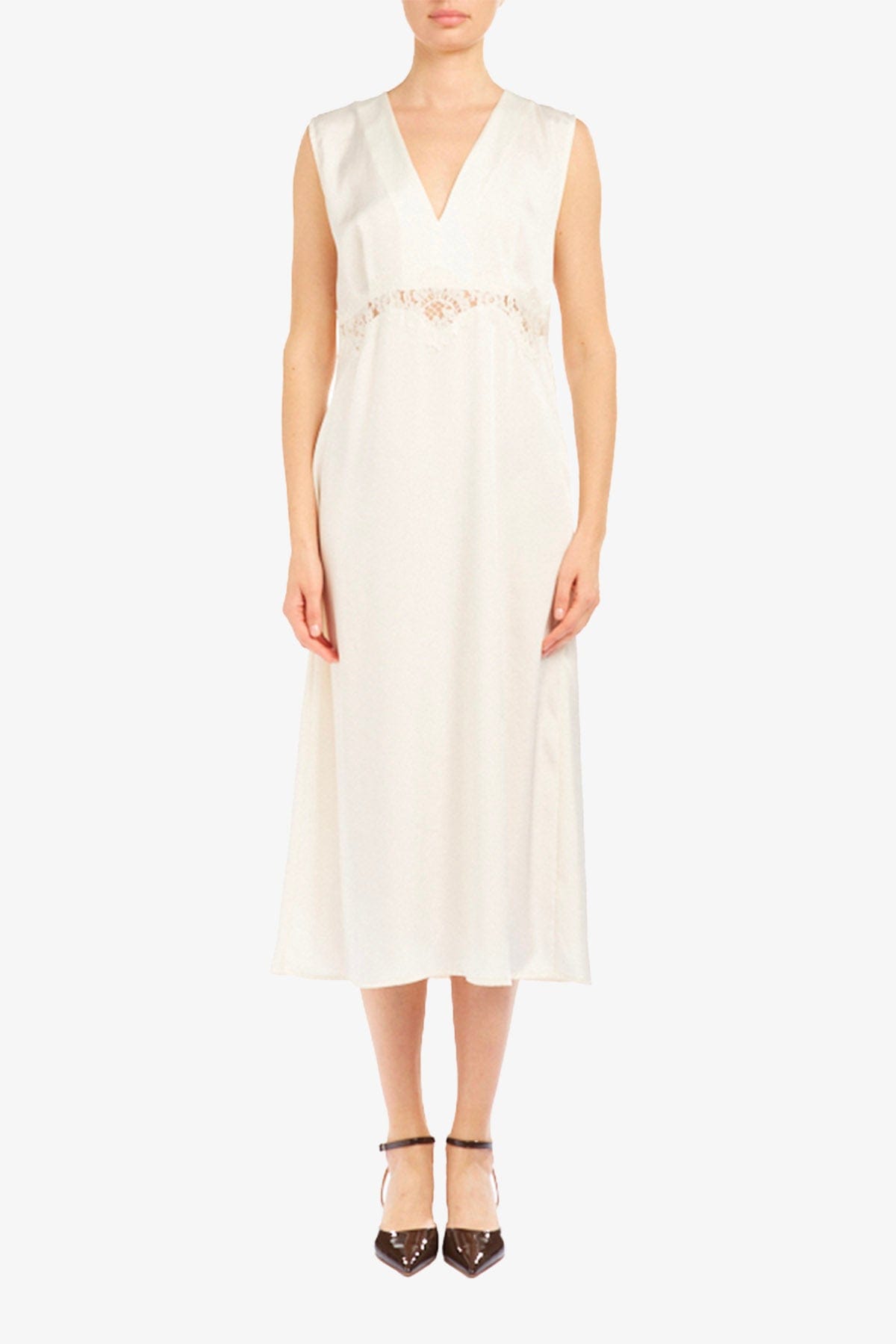 P.A.R.O.S.H. ABITO  PANNA / XXS Abito in Twill panna Parosh D726133