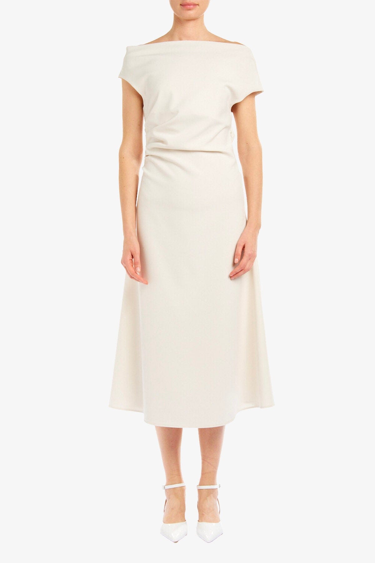 P.A.R.O.S.H. ABITO  PANNA / XXS Abito panna in crepe stretch Parosh D726147