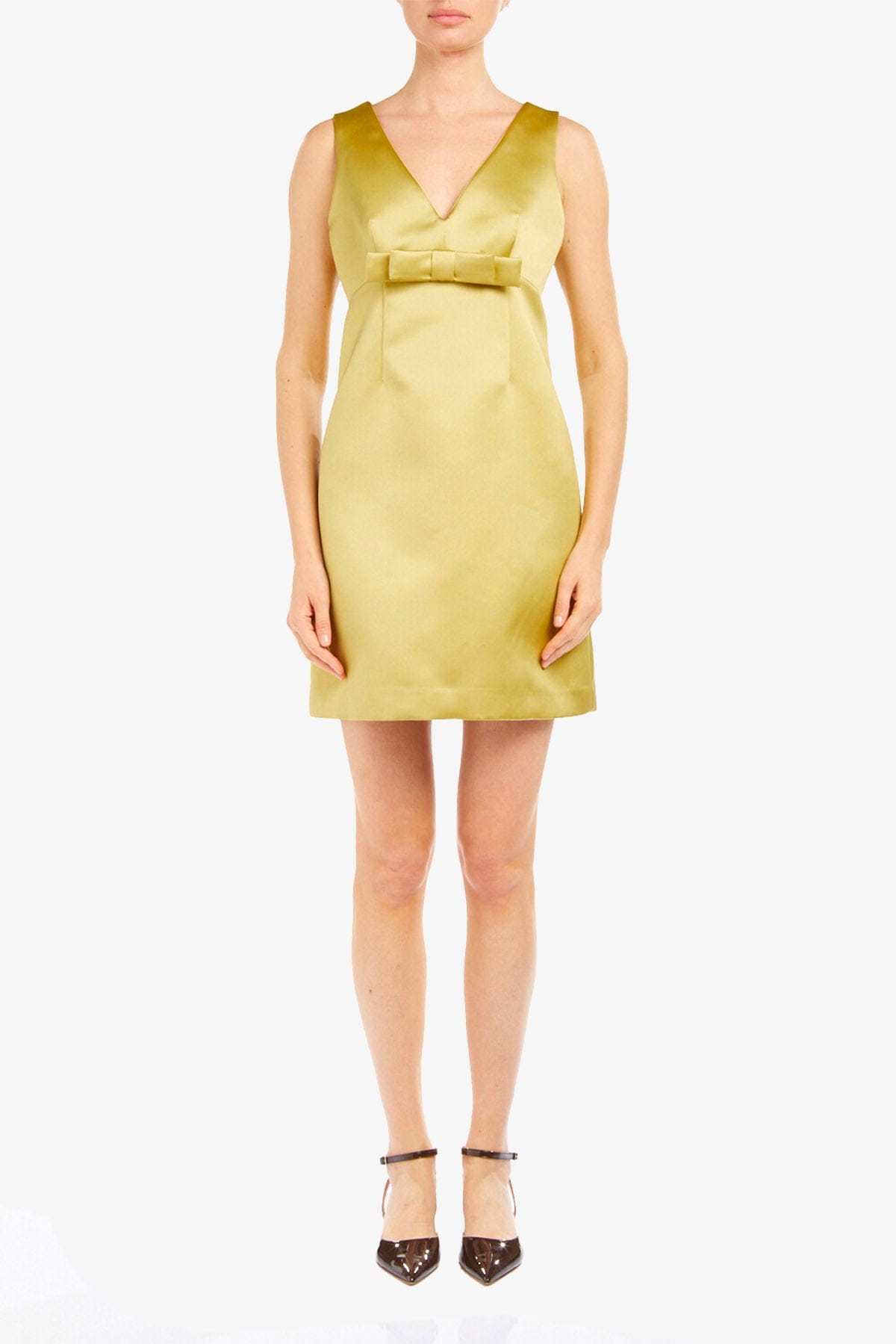 P.A.R.O.S.H. ABITO  SENAPE / XXS Abito giallo senape Parosh D726151