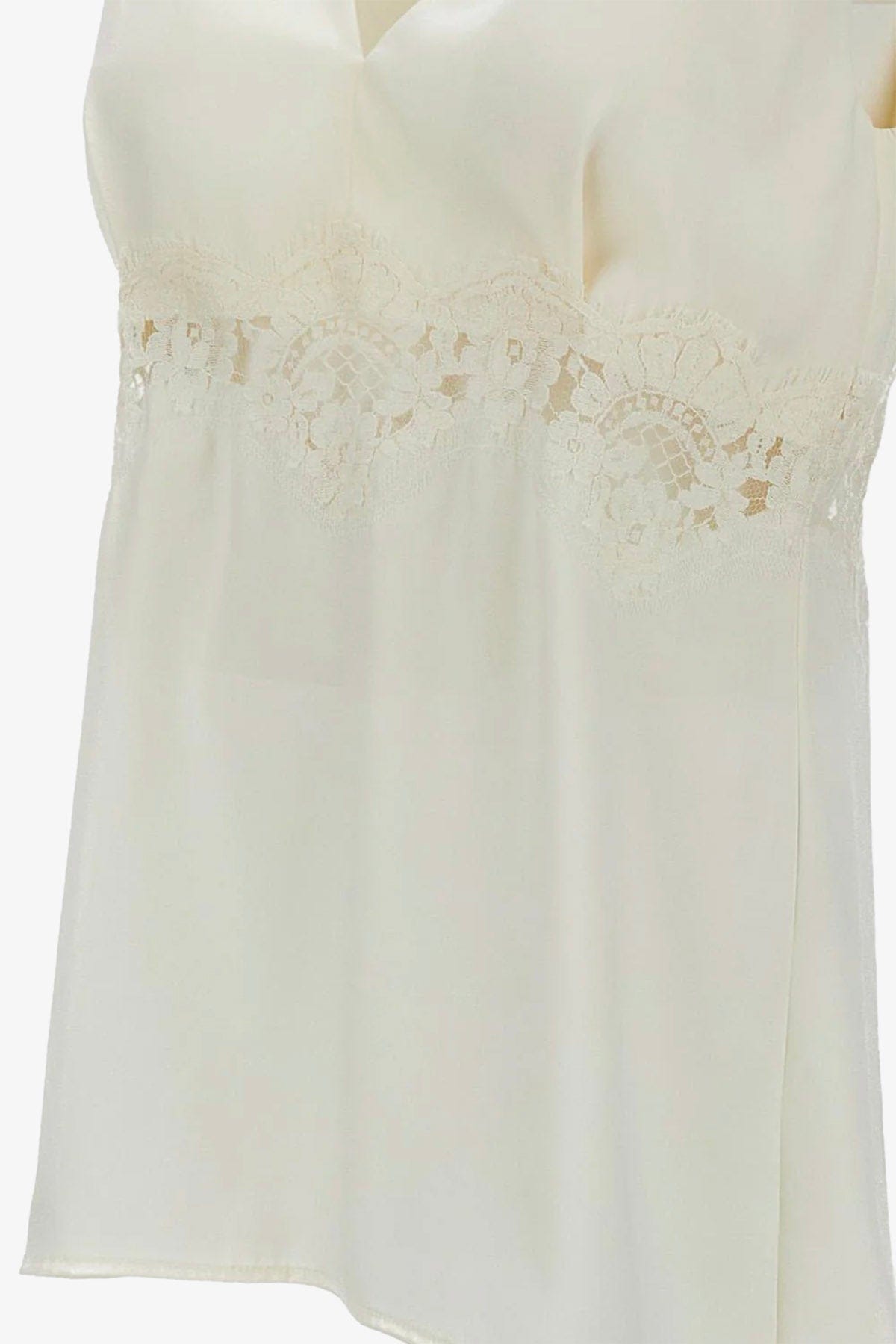 P.A.R.O.S.H. BLUSA Blusa dettaglio pizzo Parosh D313359