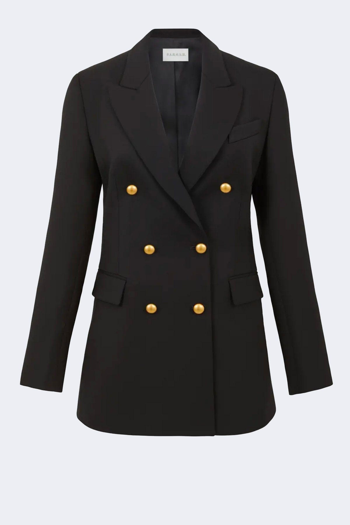 P.A.R.O.S.H. GIACCA  CAMMELLO / XS Giacca doppiopetto in gabardina Parosh D420436G