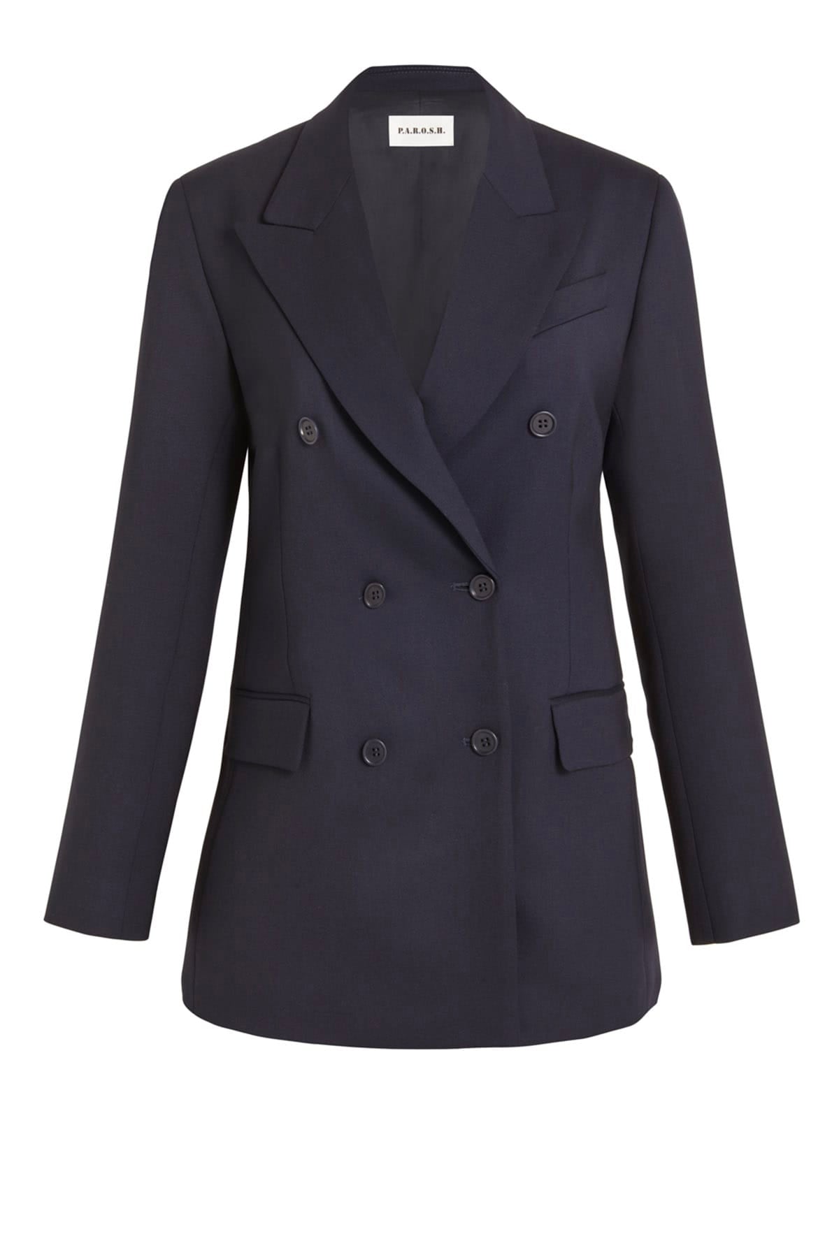 P.A.R.O.S.H. GIACCA  BLU / XXS Giacca blu donna Parosh D420436