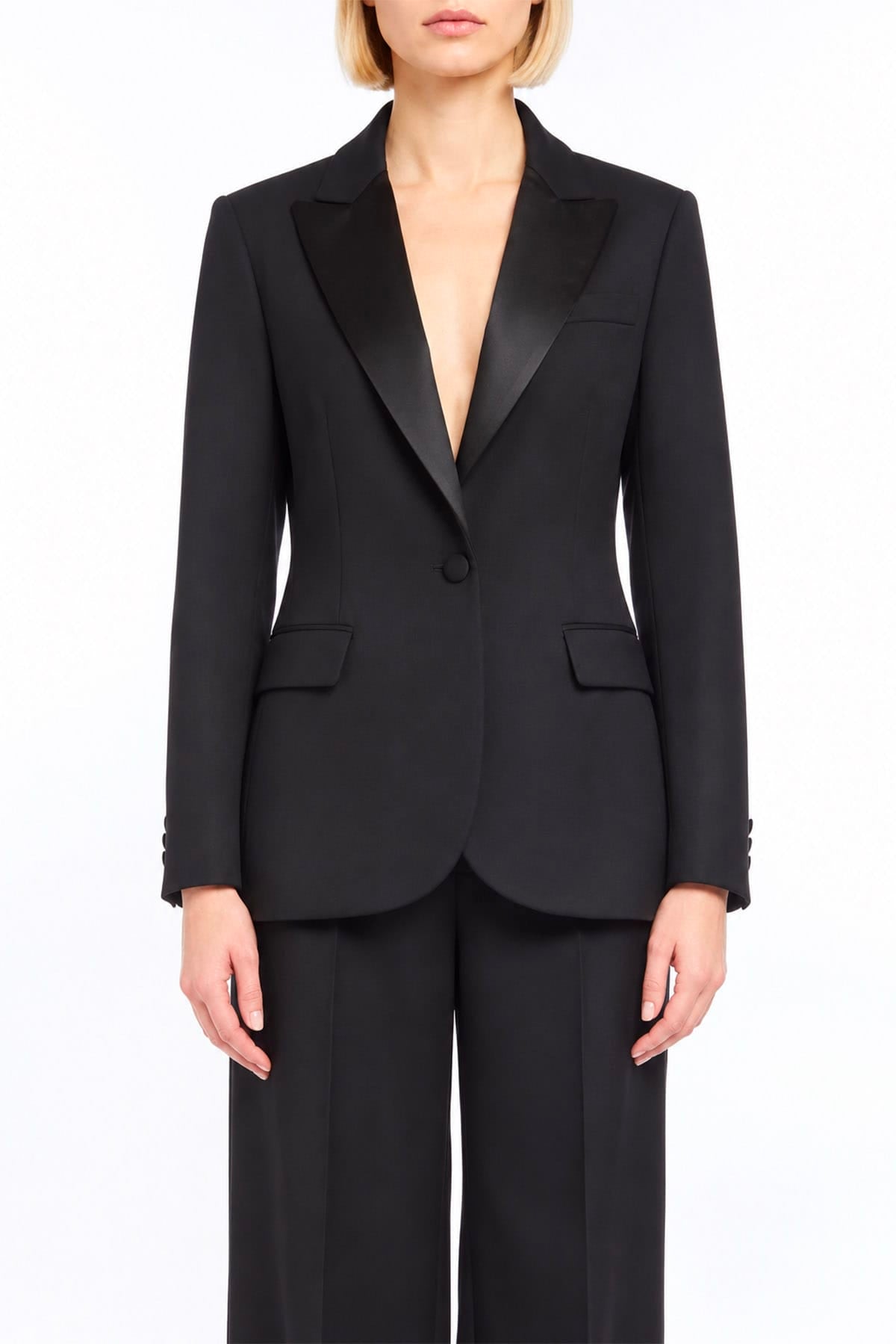 P.A.R.O.S.H. GIACCA  NERO / XXS Giacca elegante donna nera Parosh Liliux26