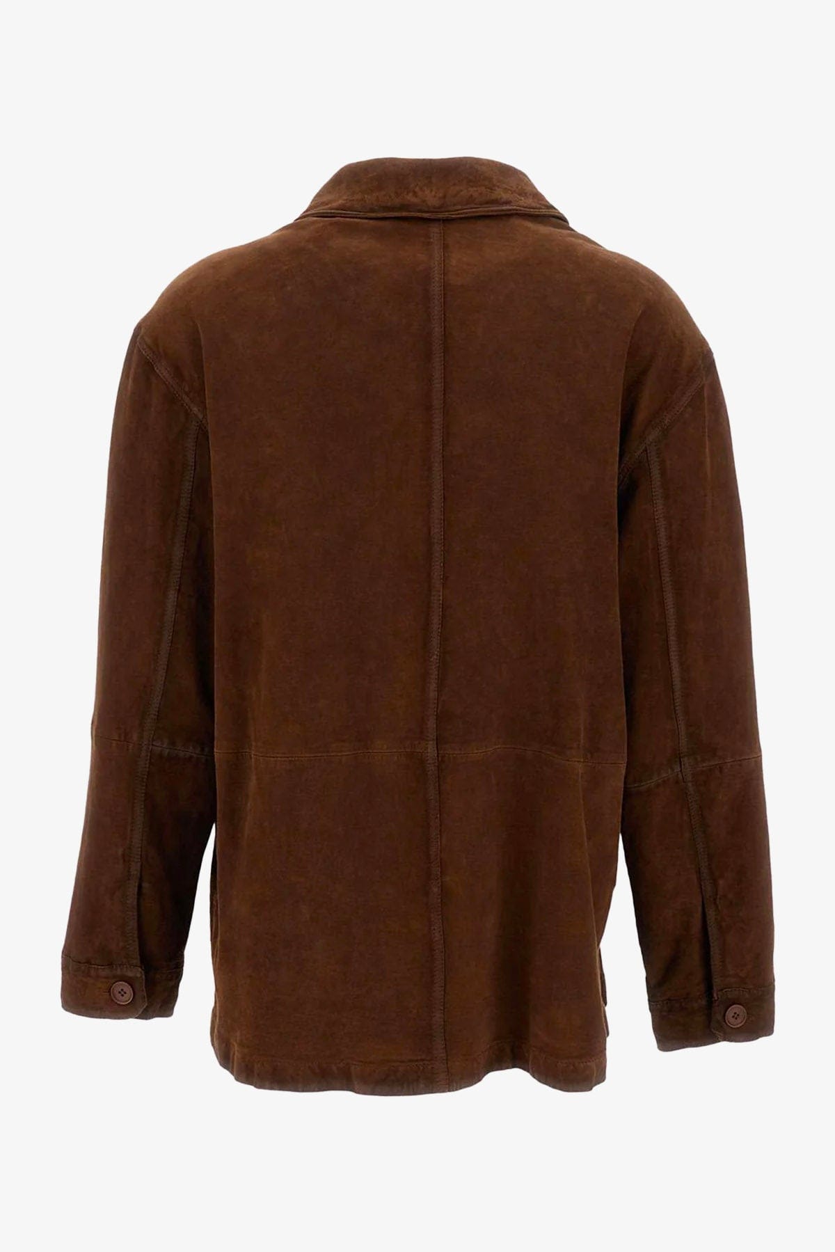 P.A.R.O.S.H. GIACCA  Giacca in camoscio donna Parosh cuoio D431845