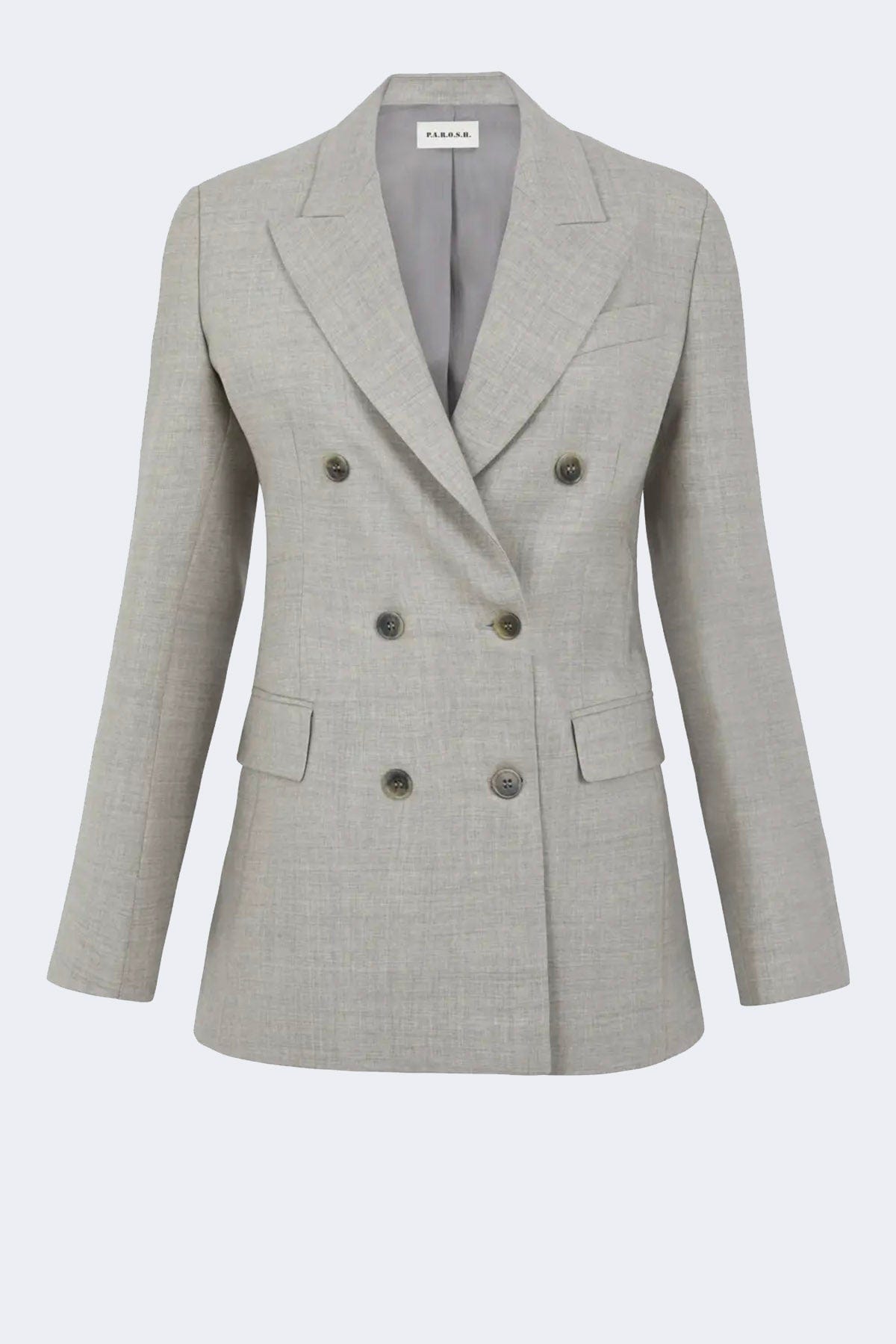 P.A.R.O.S.H. GIACCA  STUCCO / XS Giacca doppiopetto in fresco lana Parosh D420266