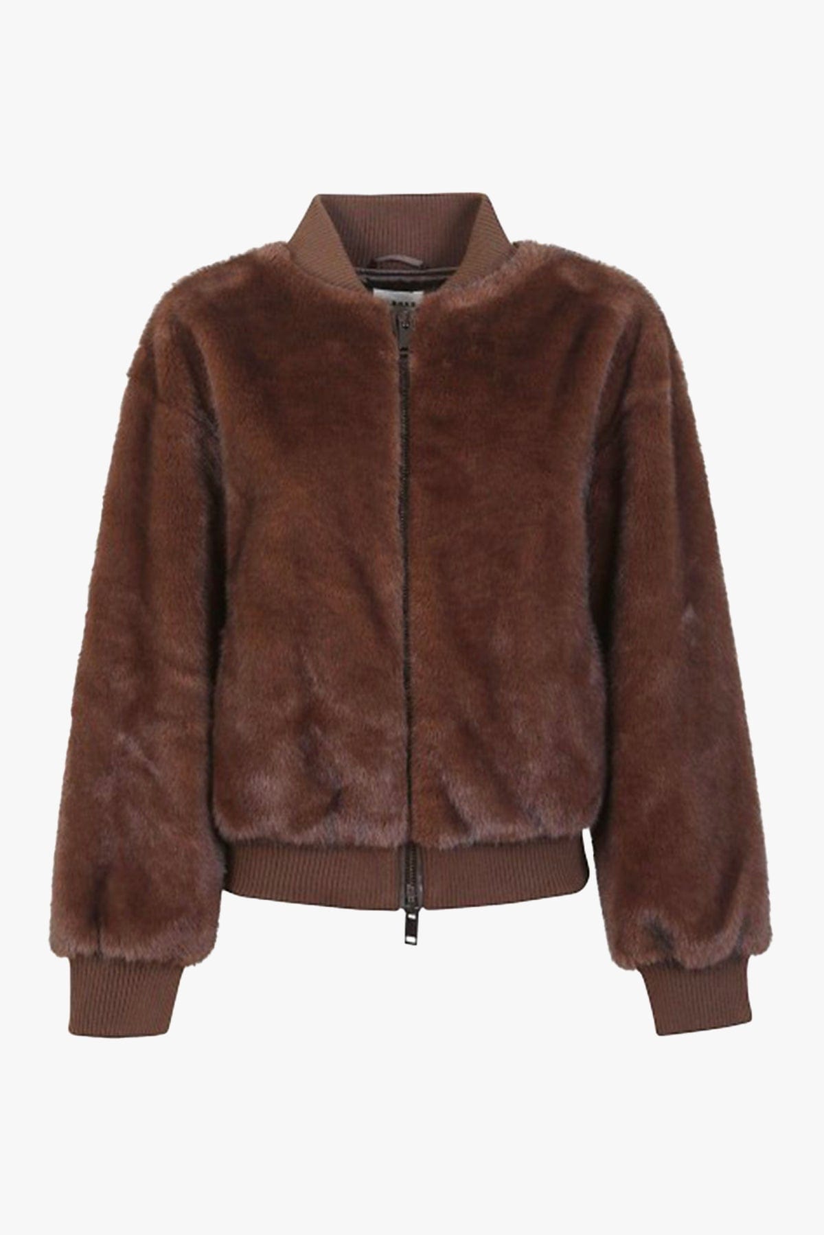 P.A.R.O.S.H. GIACCONE  FANTASIA MARRONE / XS Giaccone fake fur donna Parosh