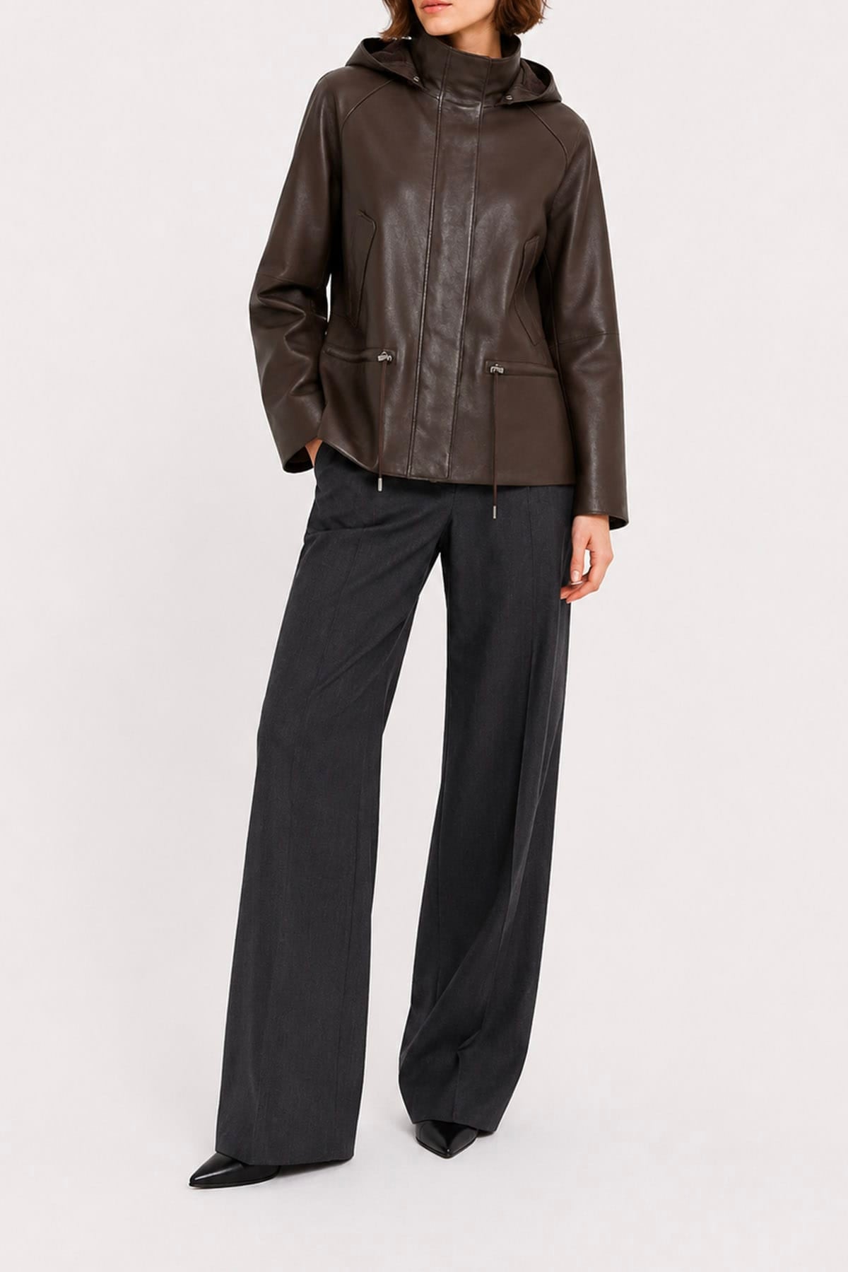P.A.R.O.S.H. GIACCONE  Giubbotto in pelle donna Parosh D431924S