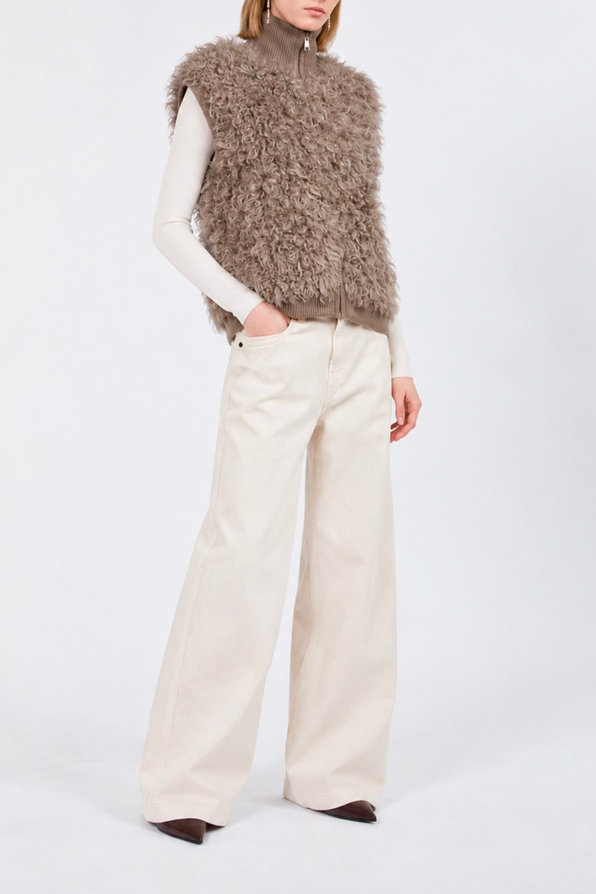 P.A.R.O.S.H. GILET  Gilet in pelliccia donna Parosh Quirk