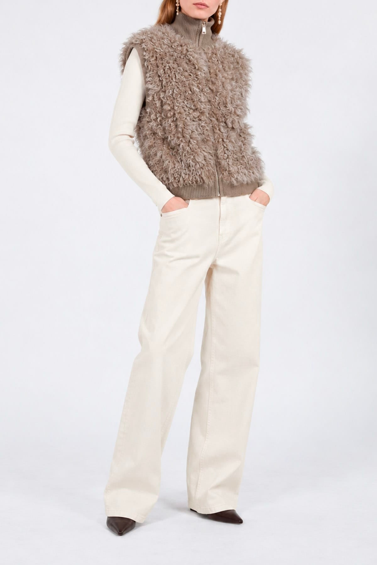 P.A.R.O.S.H. GILET  Gilet in pelliccia donna Parosh Quirk