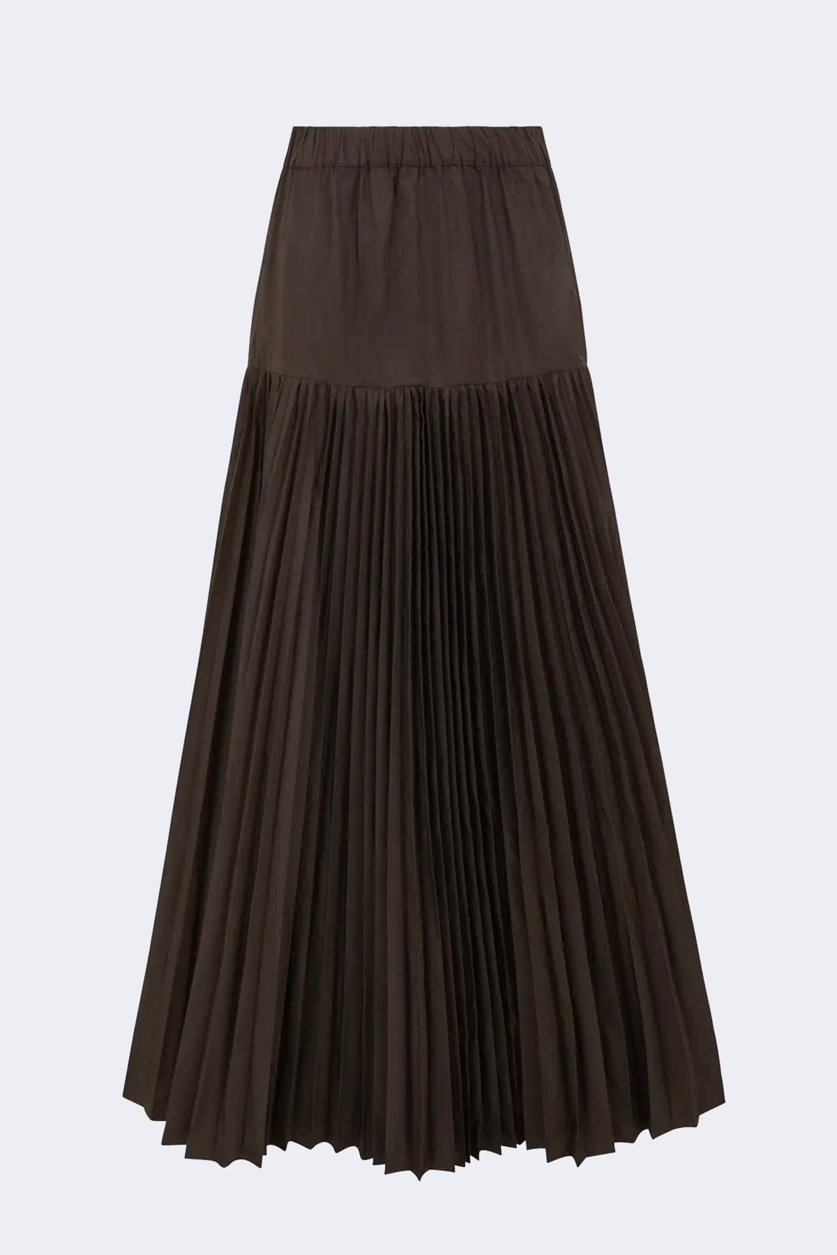 P.A.R.O.S.H. GONNA  Gonna ampia in taffeta testa di moro Parosh D621161