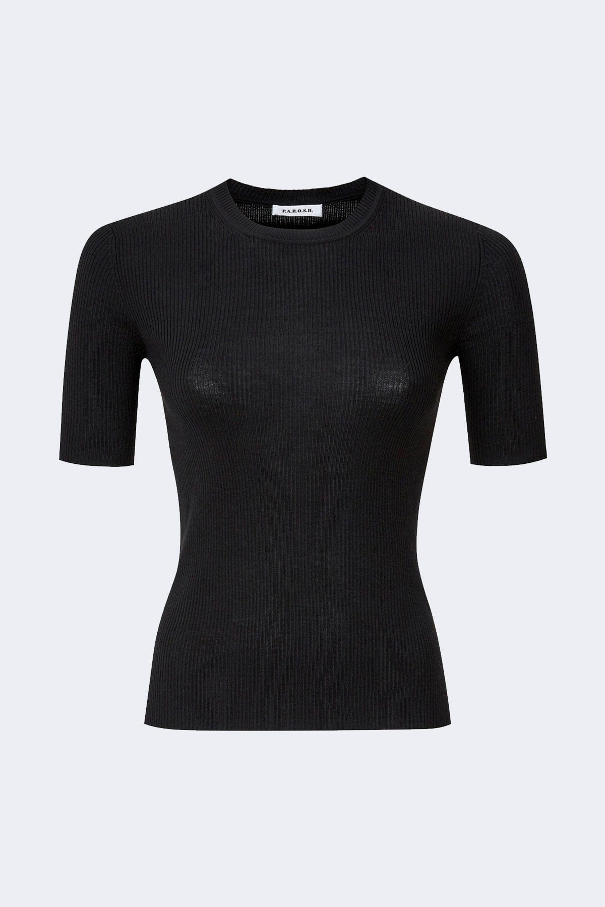 P.A.R.O.S.H. MAGLIA-CANOTTIERA-TOP  BLU / XXS Maglia a costine donna Parosh D510795