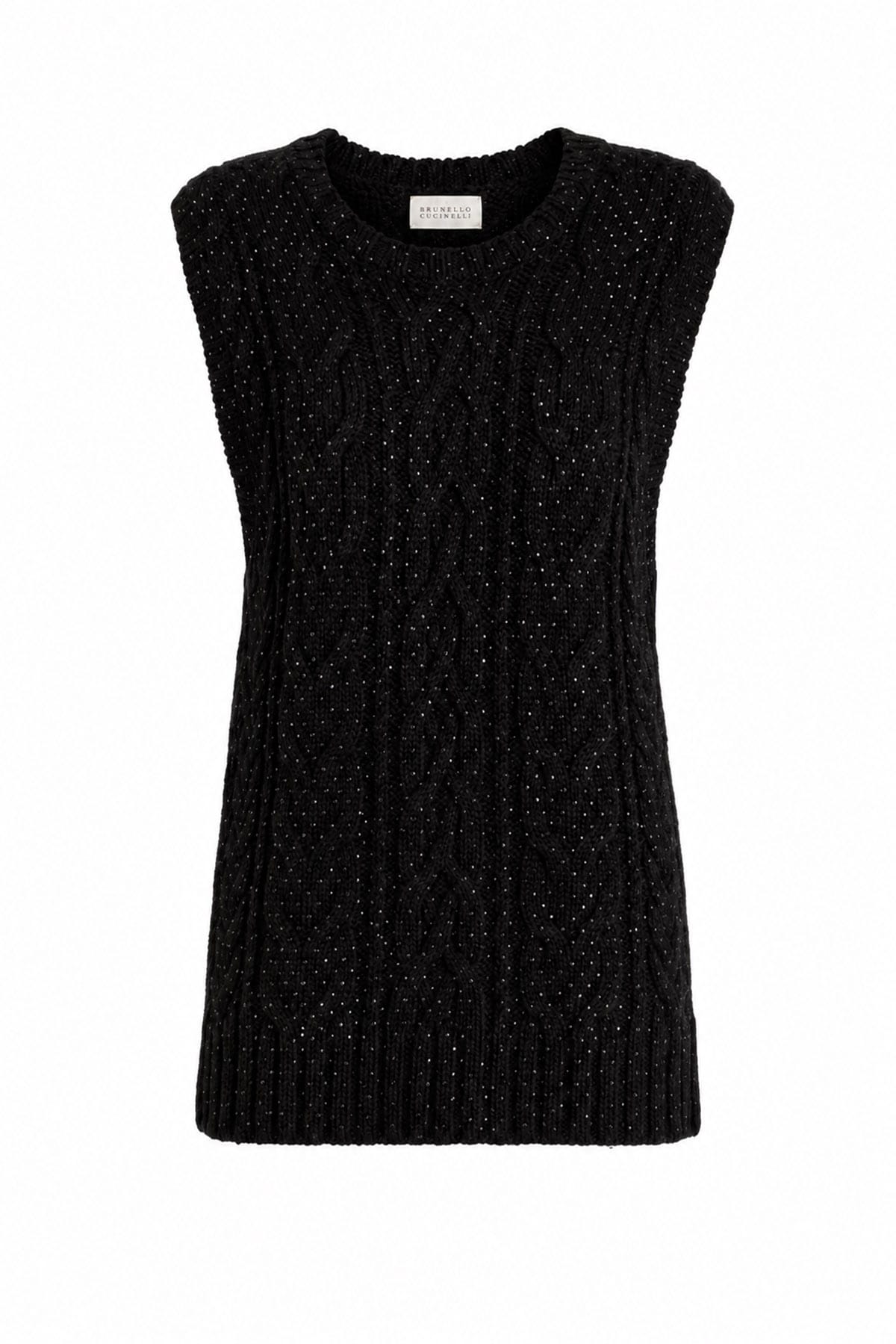 P.A.R.O.S.H. MAGLIA-CANOTTIERA-TOP  NERO / XXS Maglia lunga senza maniche donna Parosh D500753