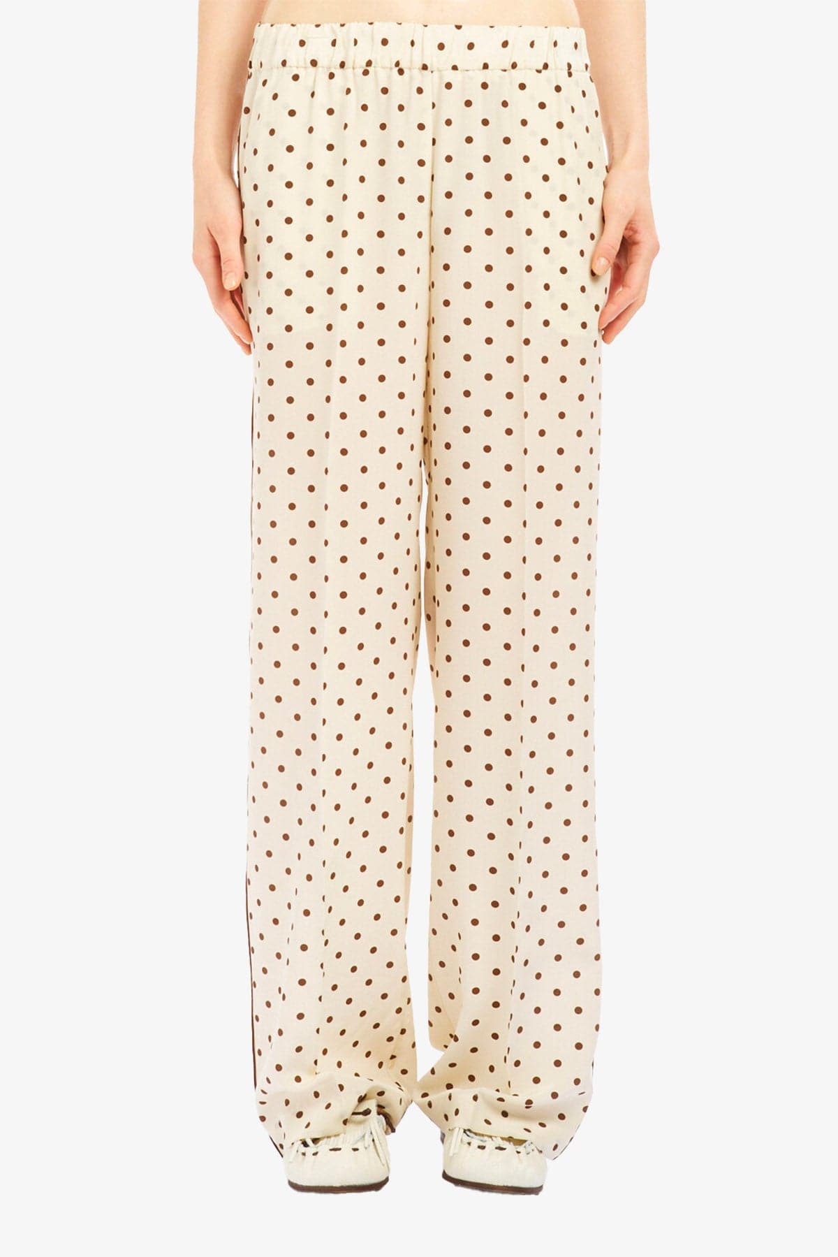 P.A.R.O.S.H. PANTALONE LUNGO  FANTASIA MARRONE / XXS Pantaloni fantasia marrone Parosh D232495Z