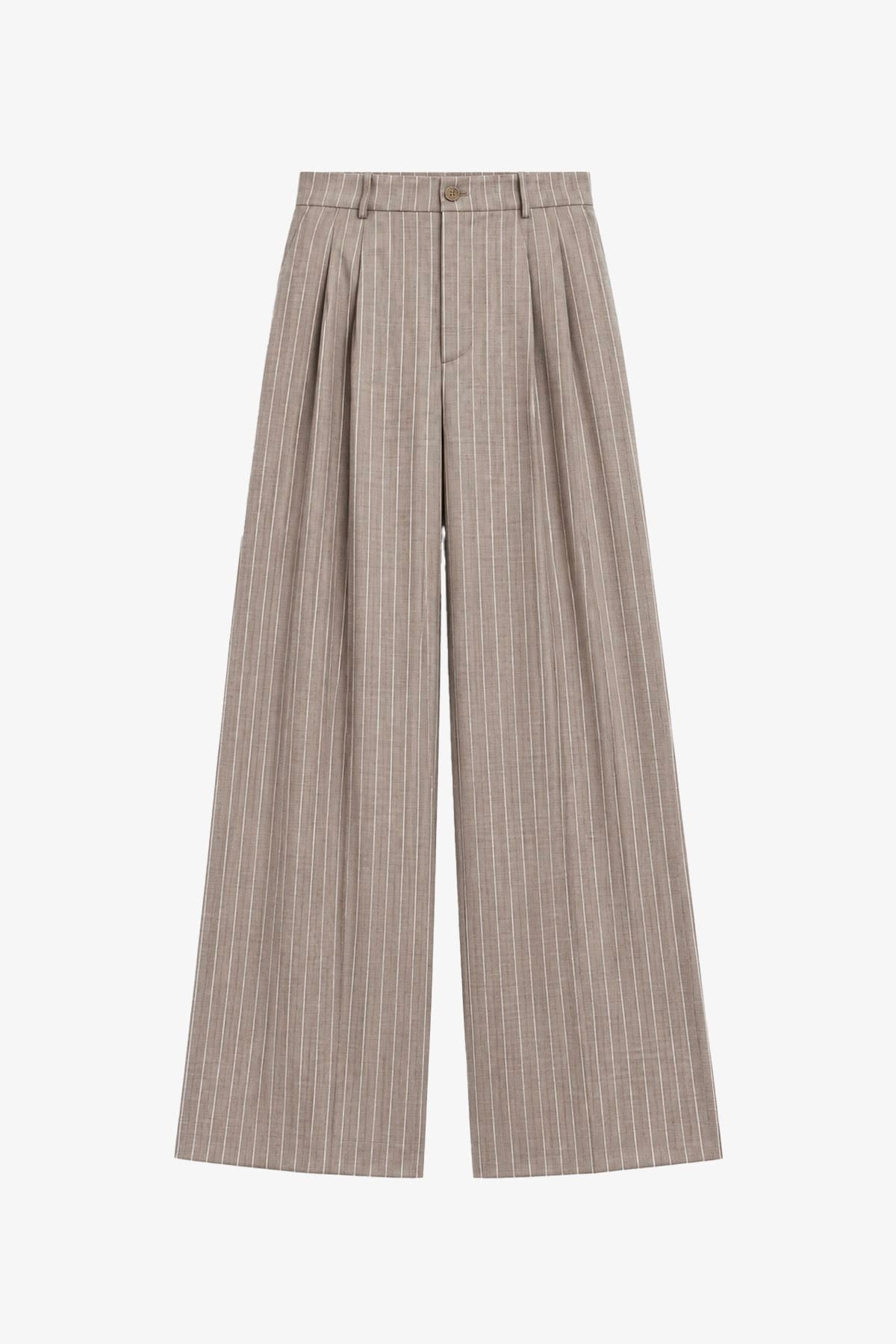 P.A.R.O.S.H. PANTALONE LUNGO  FANTASIA TORTORA / XXS Pantalone over donna Parosh Lassie