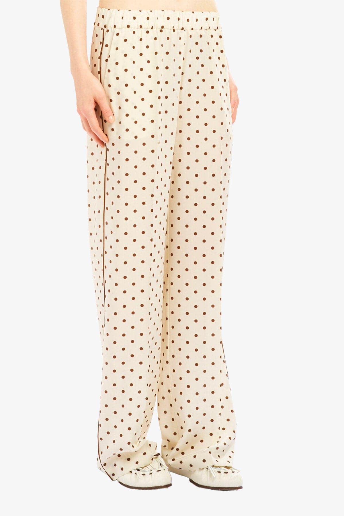 P.A.R.O.S.H. PANTALONE LUNGO  FANTASIA MARRONE / XXS Pantaloni fantasia marrone Parosh D232495Z