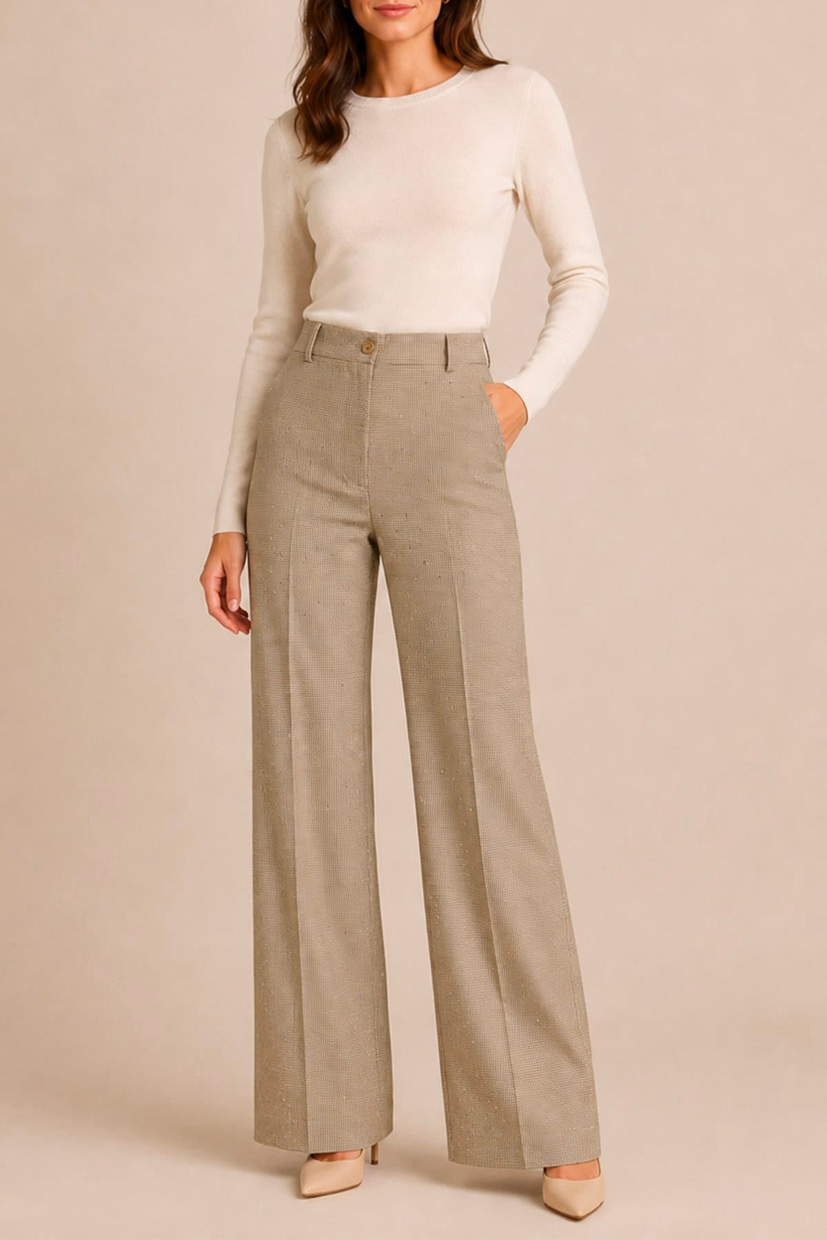 P.A.R.O.S.H. PANTALONE LUNGO  Pantaloni pied a pule donna Parosh D230777