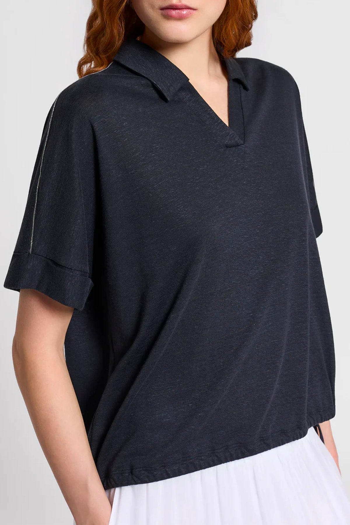 PESERICO CAMICIA  Camicia donna Jersey leggero misto lino S06430J0 Peserico