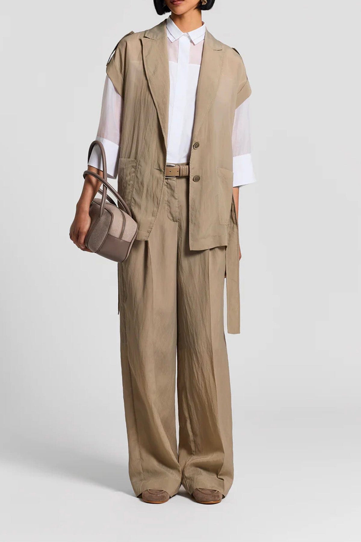 PESERICO CAMICIA  Camicia donna organza di seta, cotone e popeline di cotone stretch A06349 Peserico