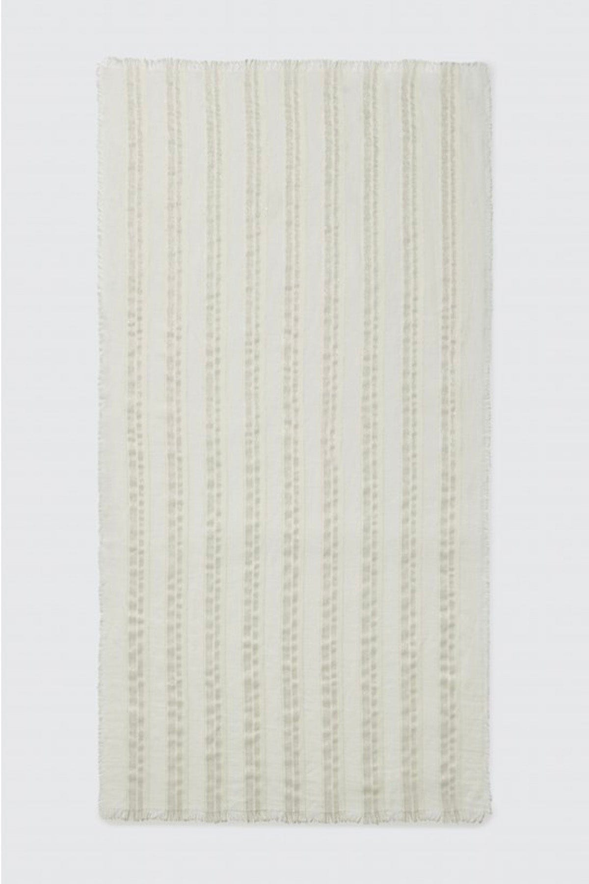 PESERICO FOULARD-SCIARPA-NASTRO  BIANCO LUCE / UNICA Stola a righe Filato di lino, cotone e lurex S31546C0 Peserico