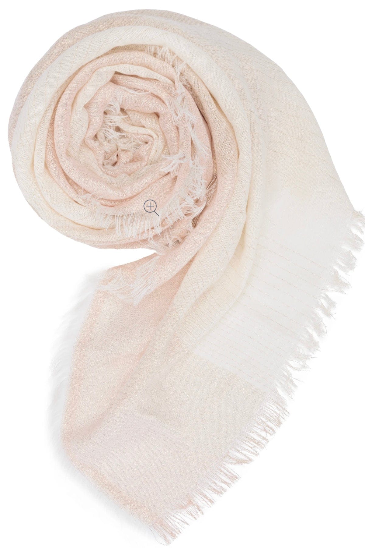 PESERICO FOULARD-SCIARPA-NASTRO  ROSA FIORE DI CILIEGIO / UNICA Stola sfumata degradè Filato di lino, cotone e lurex S31545C0 Peserico