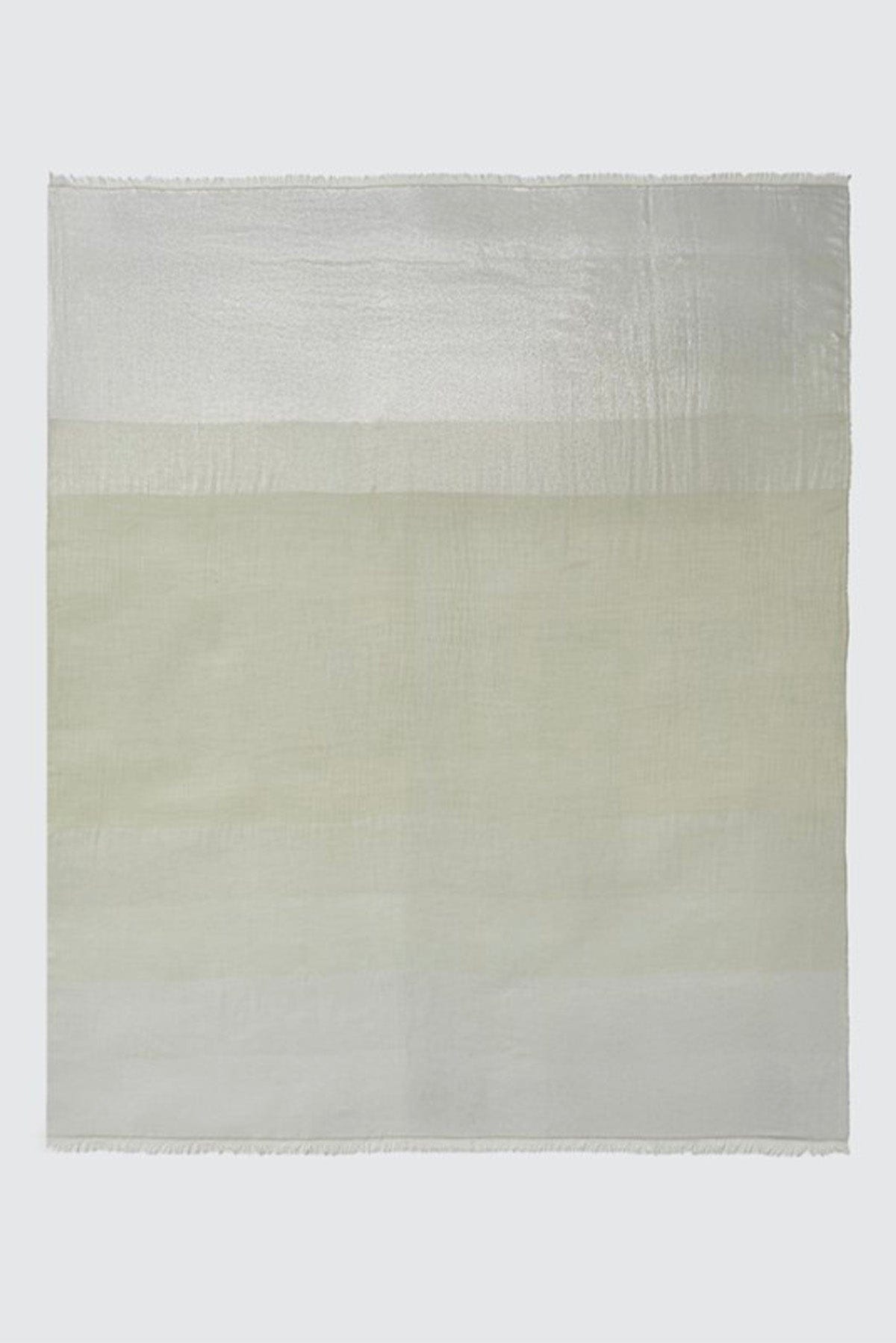 PESERICO FOULARD-SCIARPA-NASTRO  VERDE FOGLIA D'OLIVO / UNICA Carrè con sfumature degradè e lurex misto modal e lurex A31540C0 Peserico