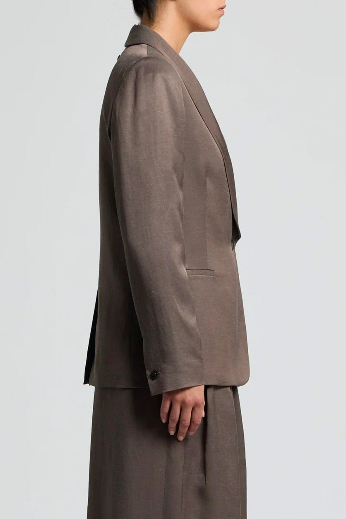 PESERICO GIACCA  Giacca donna Twill fluido in viscosa lino Peserico A01216