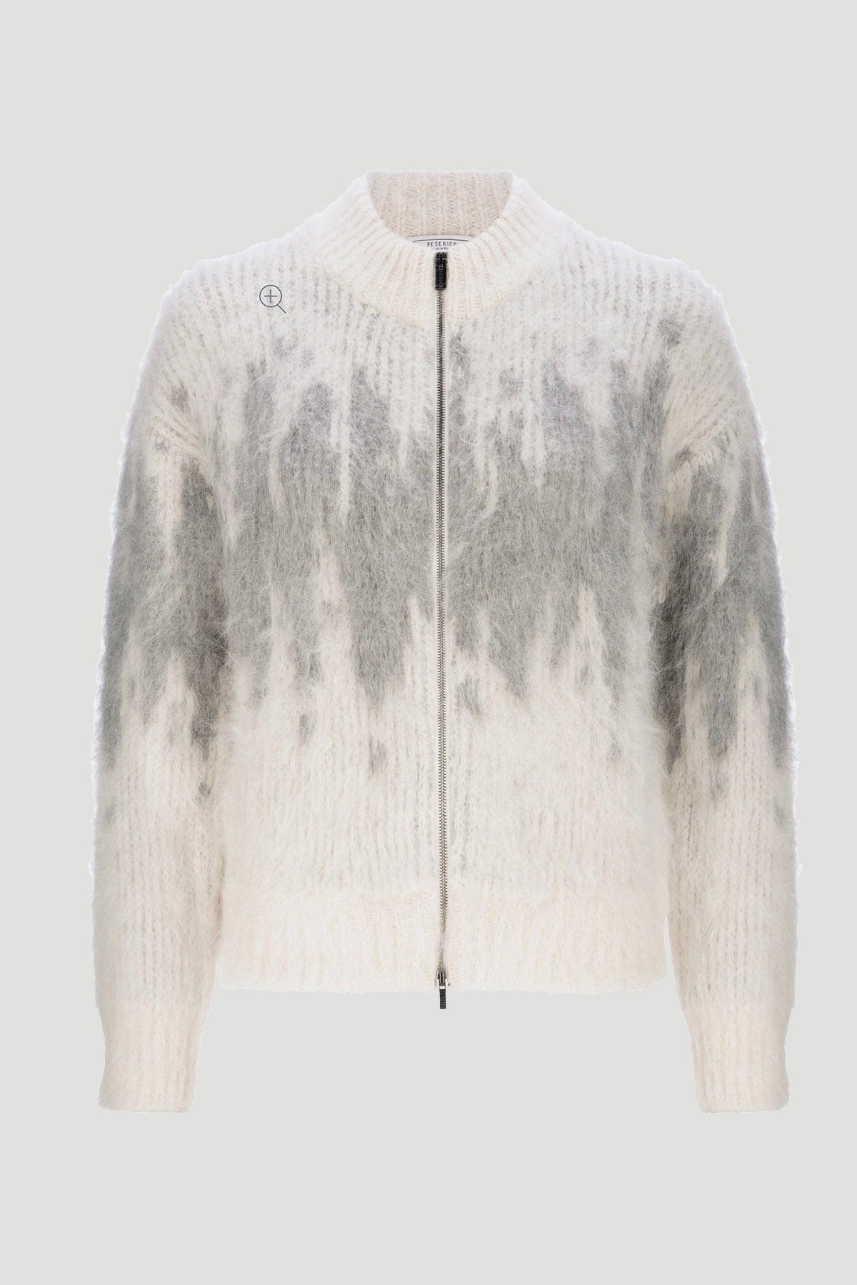 PESERICO MAGLIA-CANOTTIERA-TOP  BIANCO NATURALE / 36 Maglia donna in tricot in lana merinos e alpaca