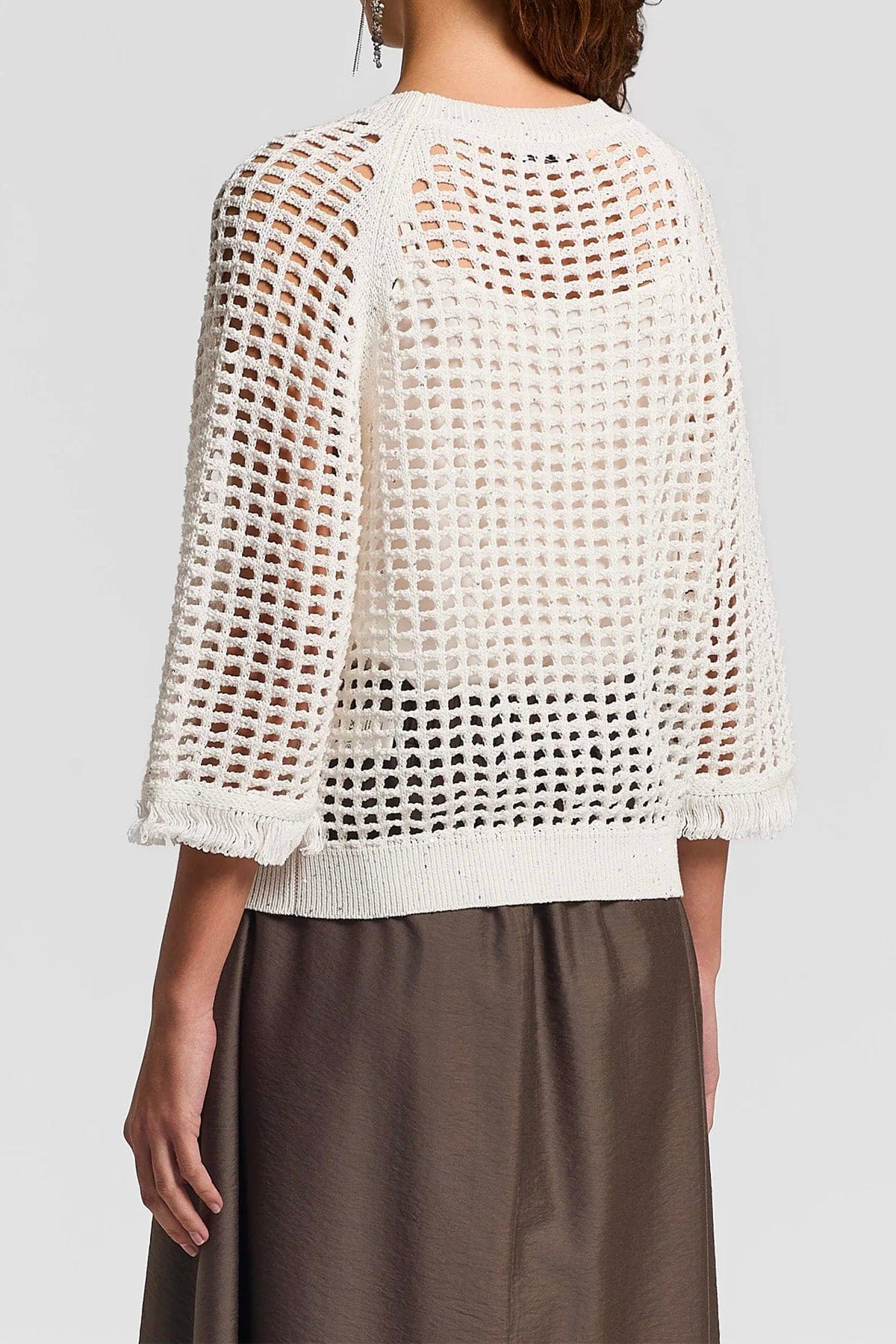 PESERICO MAGLIA-CANOTTIERA-TOP  Maglia donna tricot cordonetto di pure cotone A99047F07 Peserico