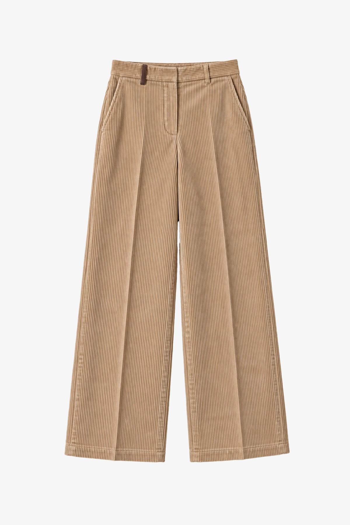 PESERICO PANTALONE LUNGO  BEIGE ASTRALE / 36 Pantaloni in velluto donna Peserico P04835T3