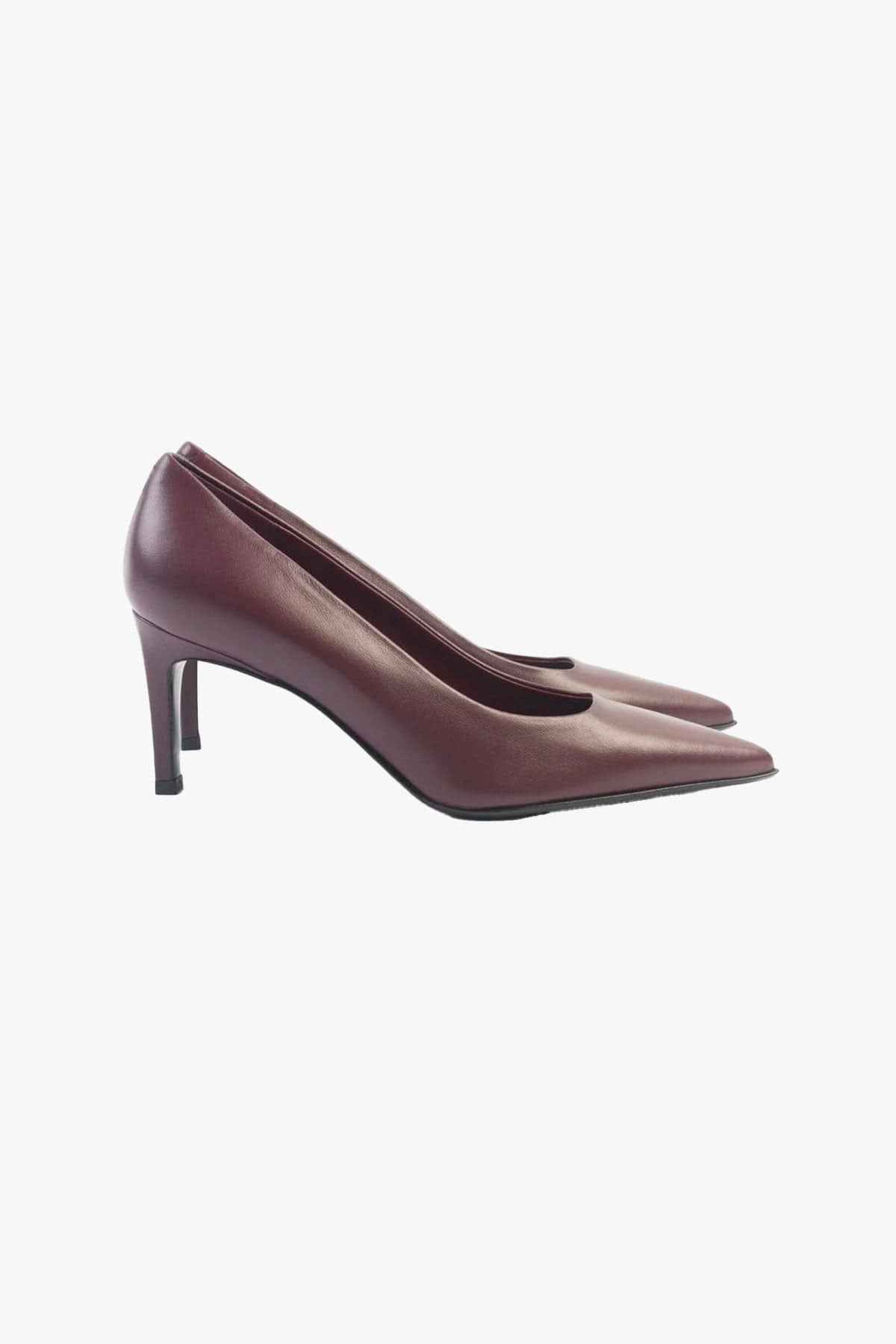SERGIO LEVANTESI CALZATURE  BAROLO PELLE / 35 Decolletè in cuoio color vino Sergio Levantesi Grace56