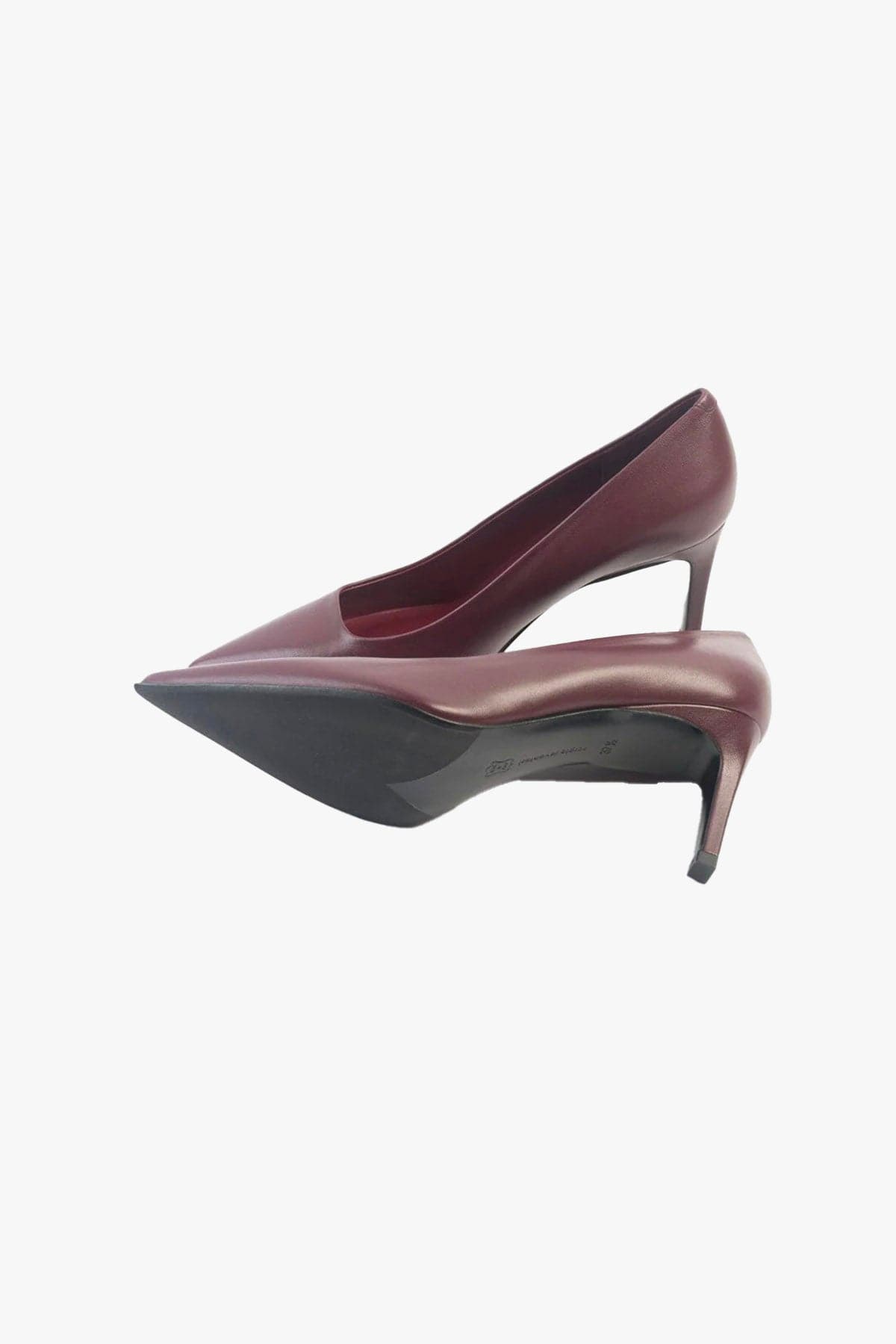 SERGIO LEVANTESI CALZATURE  BAROLO PELLE / 35 Decolletè in cuoio color vino Sergio Levantesi Grace56