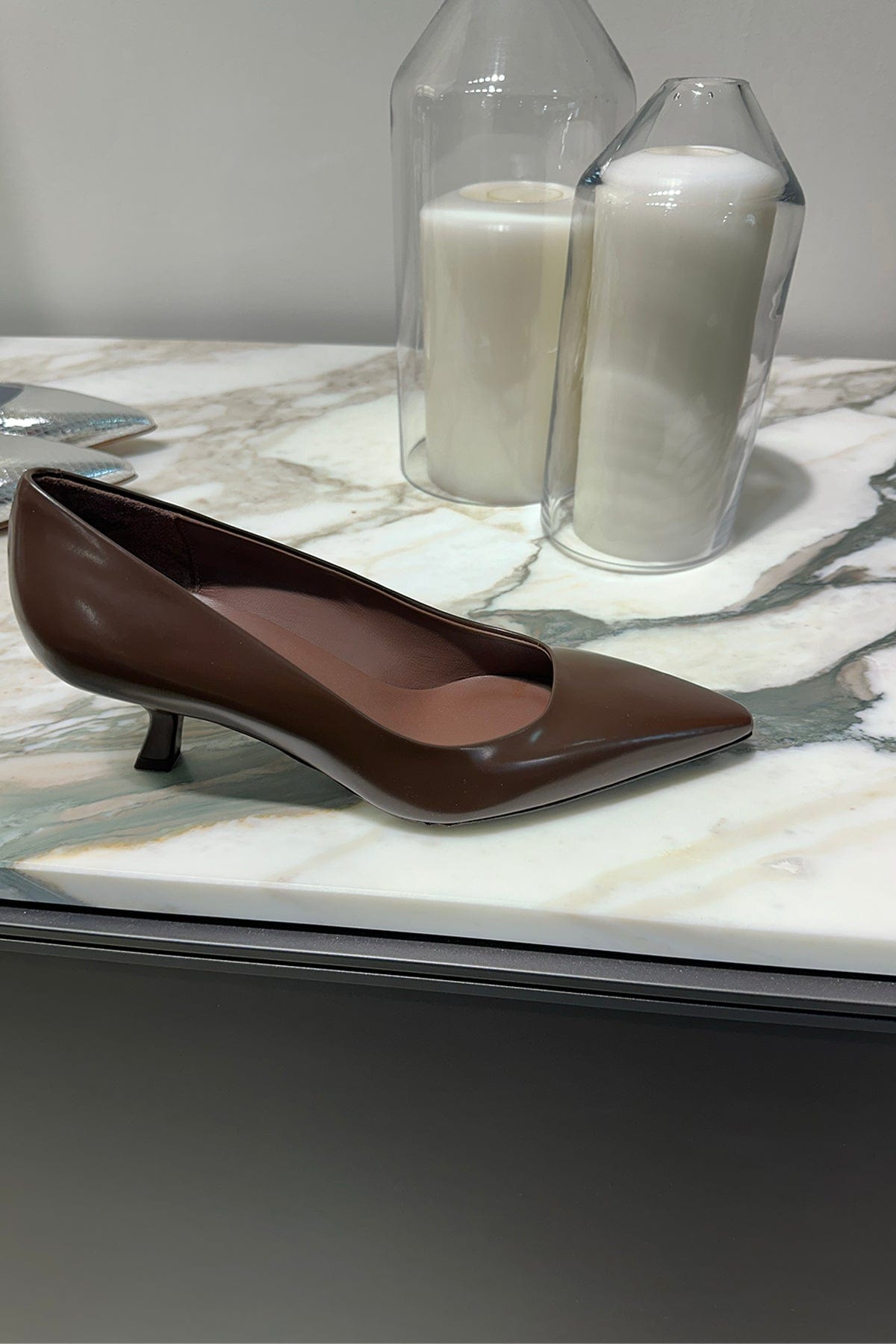 SERGIO LEVANTESI CALZATURE  CACAO / 35 Decollete Iside Cacao Sergio Levantesi