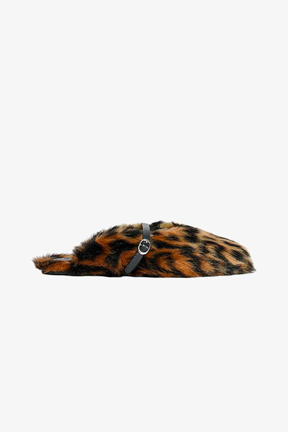 STAND STUDIO CALZATURE  LEO / 36/37 Slippers in ecopelliccia donna Stand Studio Meja leopardate
