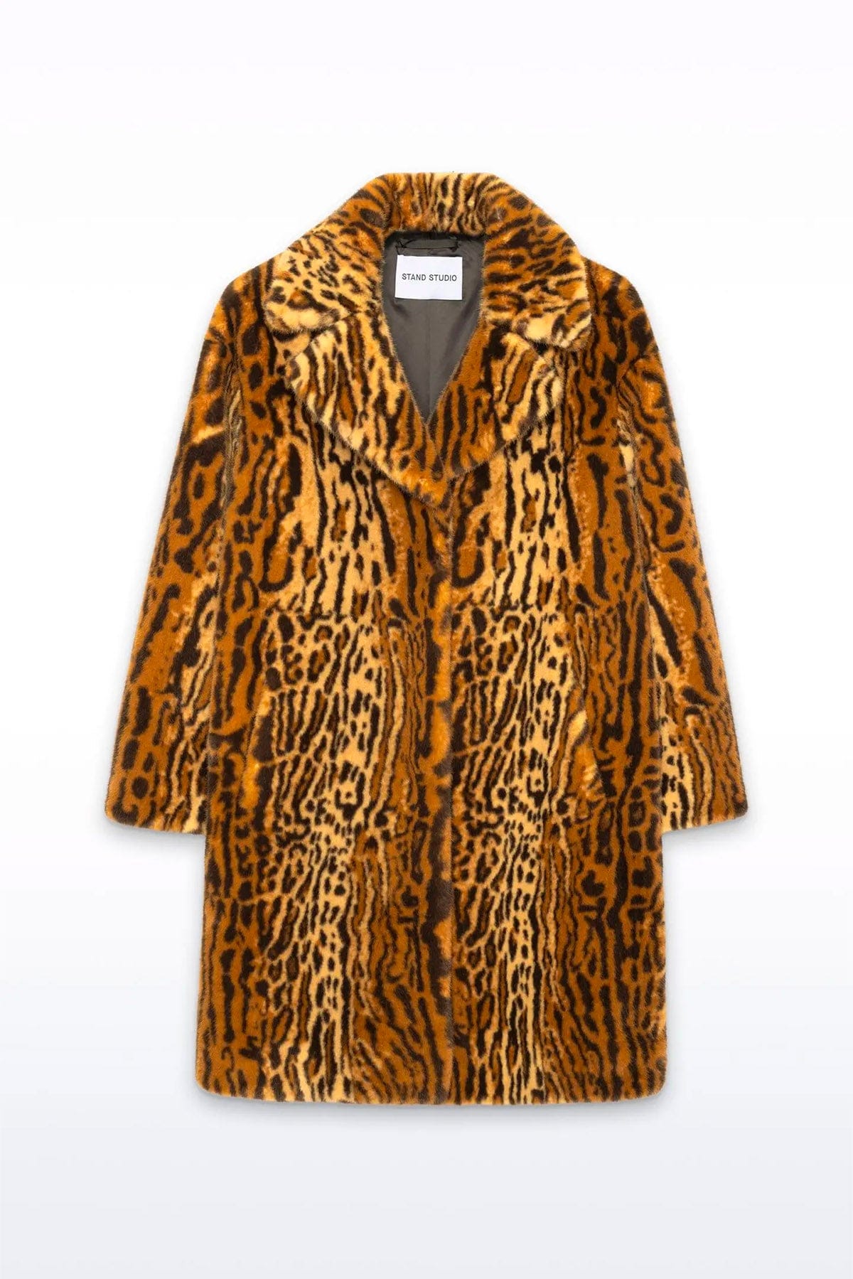 STAND STUDIO GIACCONE  COLORE 40200 / 32 Pelliccia ecoligica donna leopardata Stand Studio Camille25
