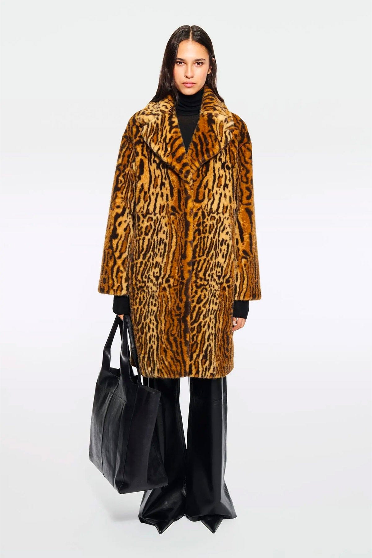 STAND STUDIO GIACCONE  Pelliccia ecoligica donna leopardata Stand Studio Camille25