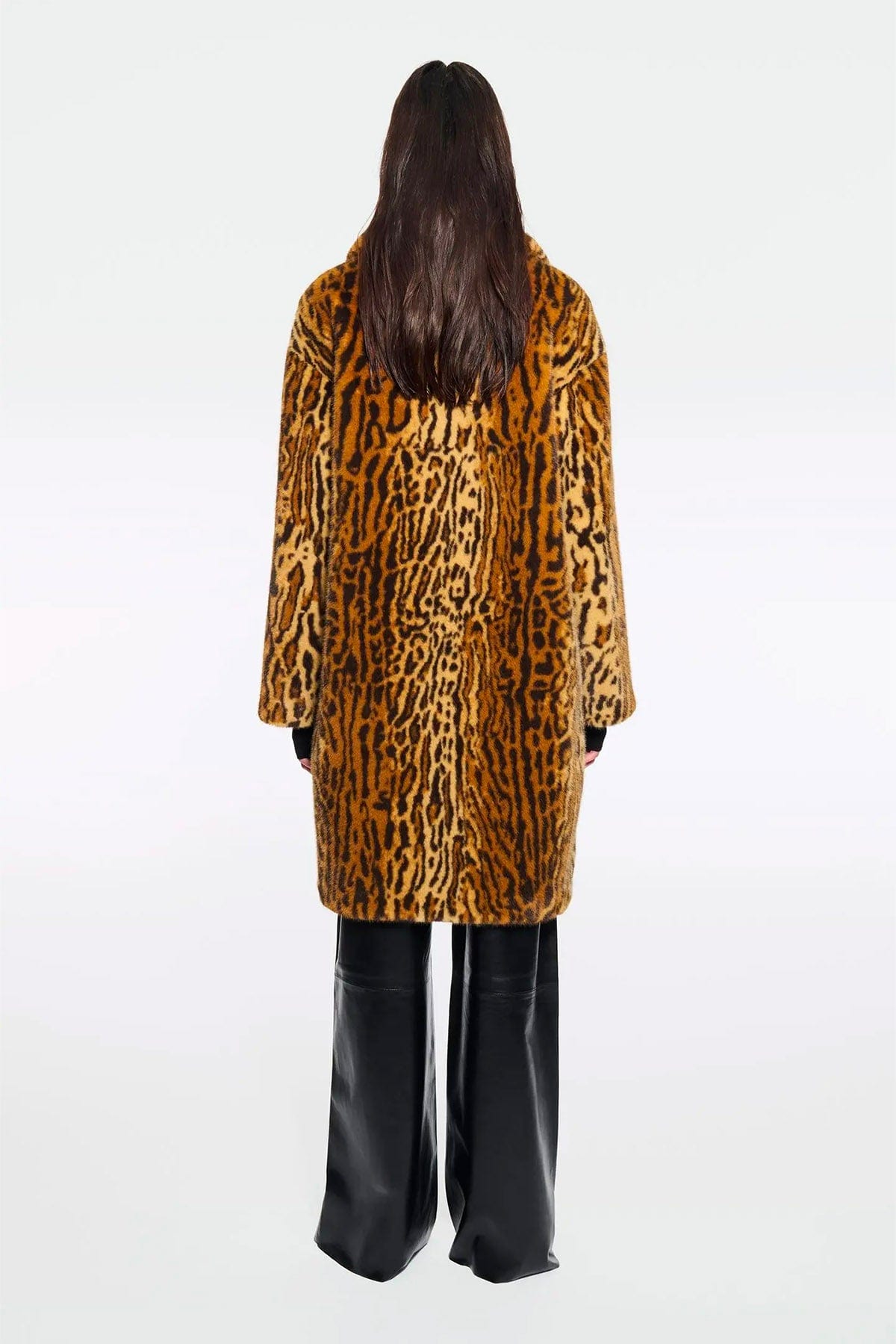 STAND STUDIO GIACCONE  COLORE 40200 / 32 Pelliccia ecoligica donna leopardata Stand Studio Camille25