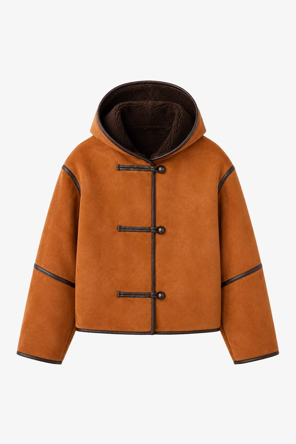STAND STUDIO GIACCONE  TERRACOTTA-DARK BROWN / 32 Giacca double donna Stand Studio Fia