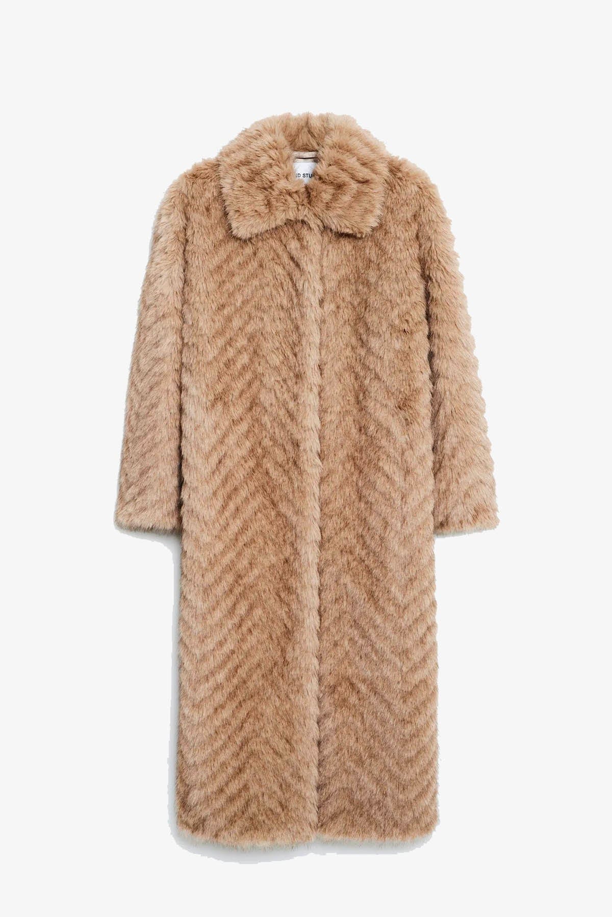 STAND STUDIO MANTELLO-MANTELLA  BEIGE / 32 Cappotto Faux Fur Stand Studio Wynther
