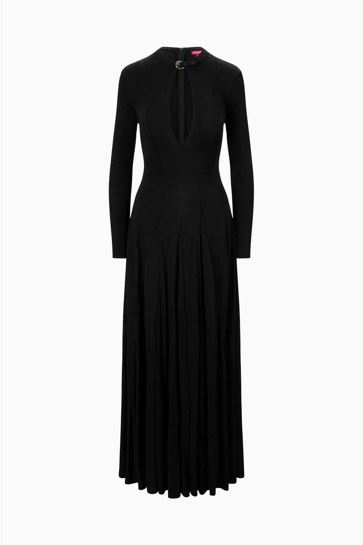 STAUD ABITO  NERO / XS Abito Lungo Elegante Amerie Nero Staud