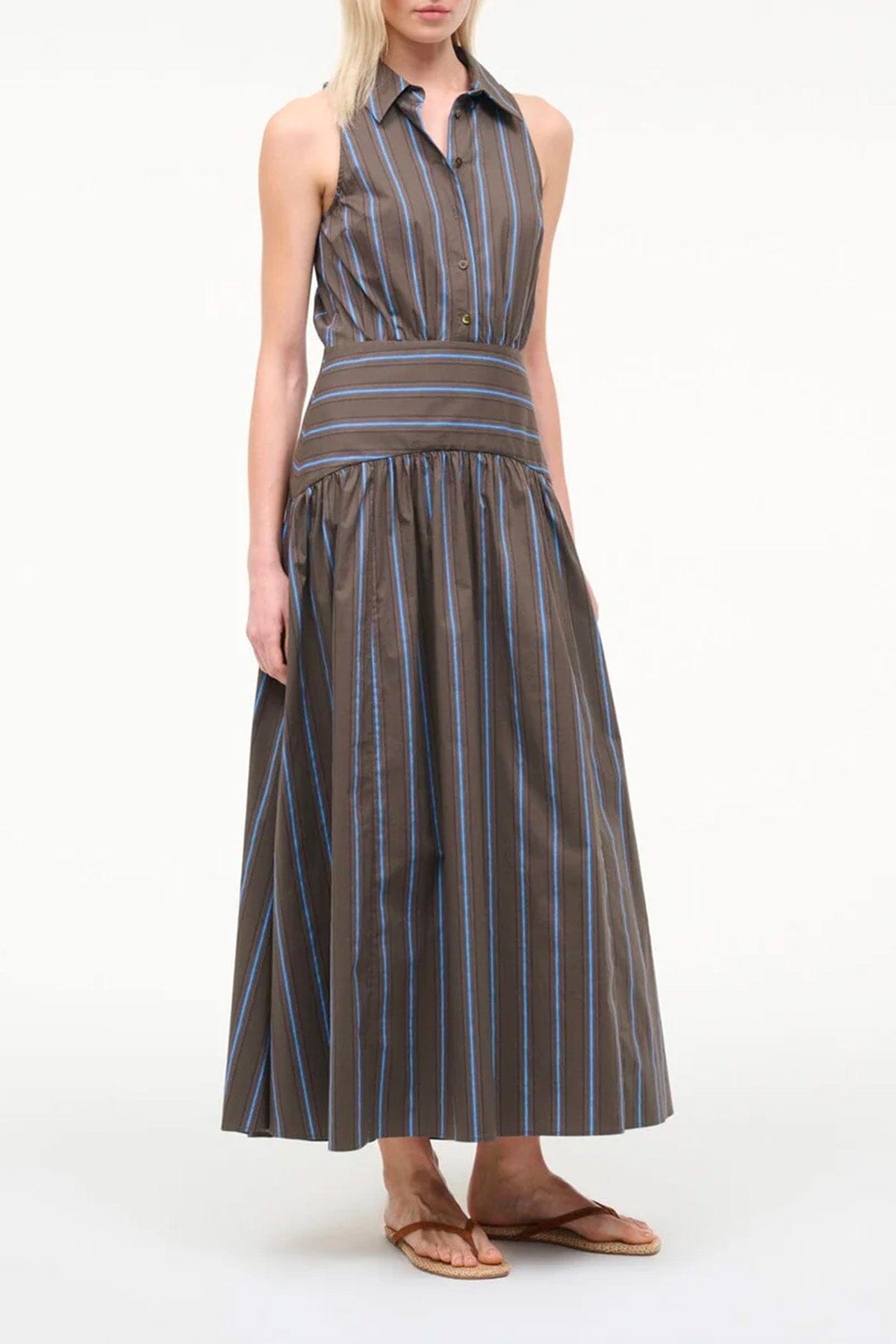 STAUD ABITO  Vestito scollo all'americana Staud Romy