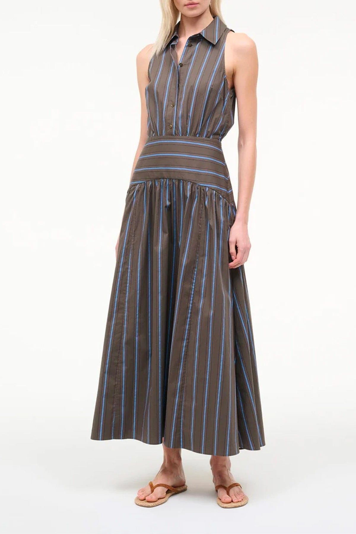 STAUD ABITO  Vestito scollo all'americana Staud Romy