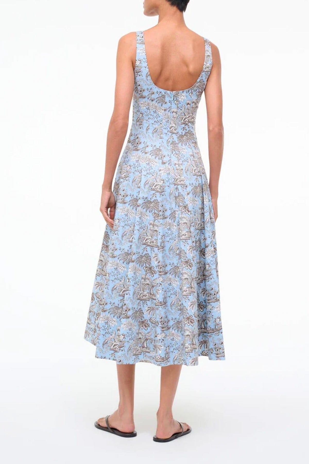 STAUD ABITO  Vestito stampato donna Staud Wells Dress