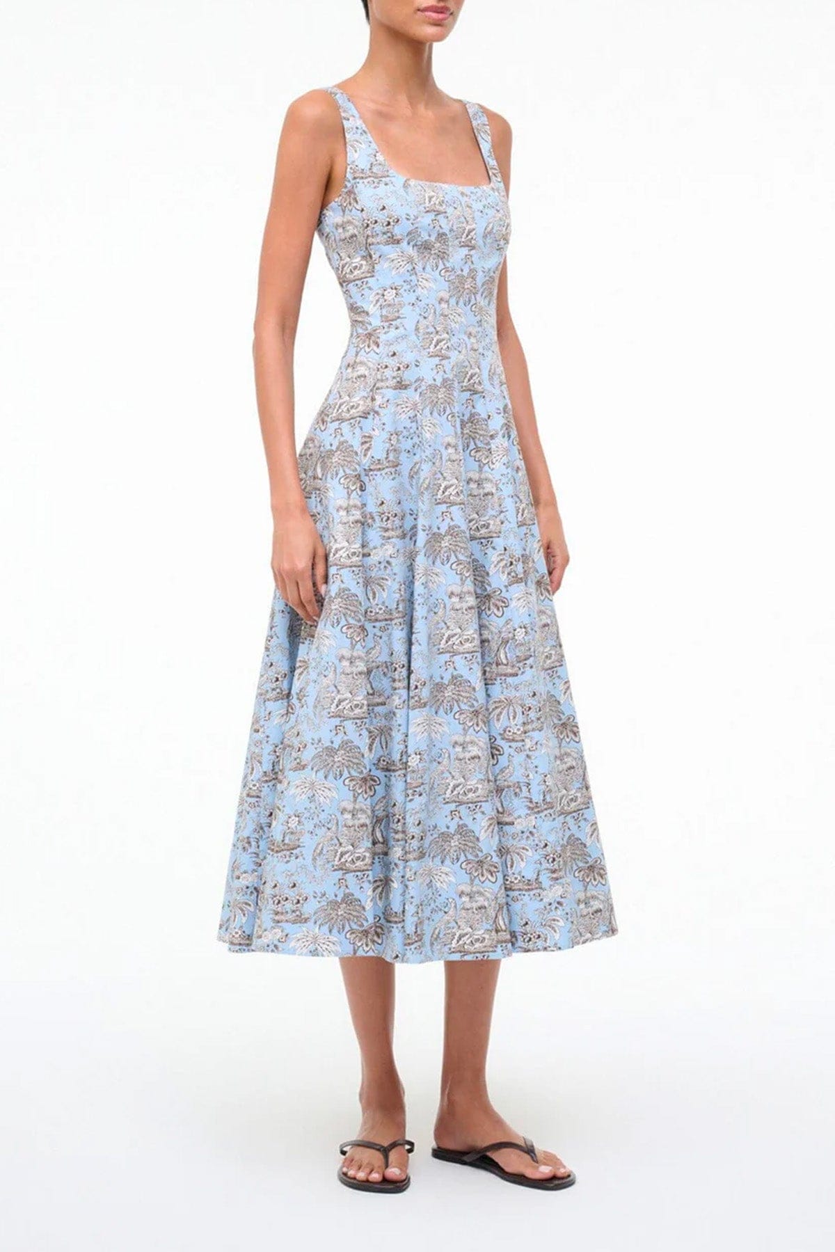 STAUD ABITO  Vestito stampato donna Staud Wells Dress