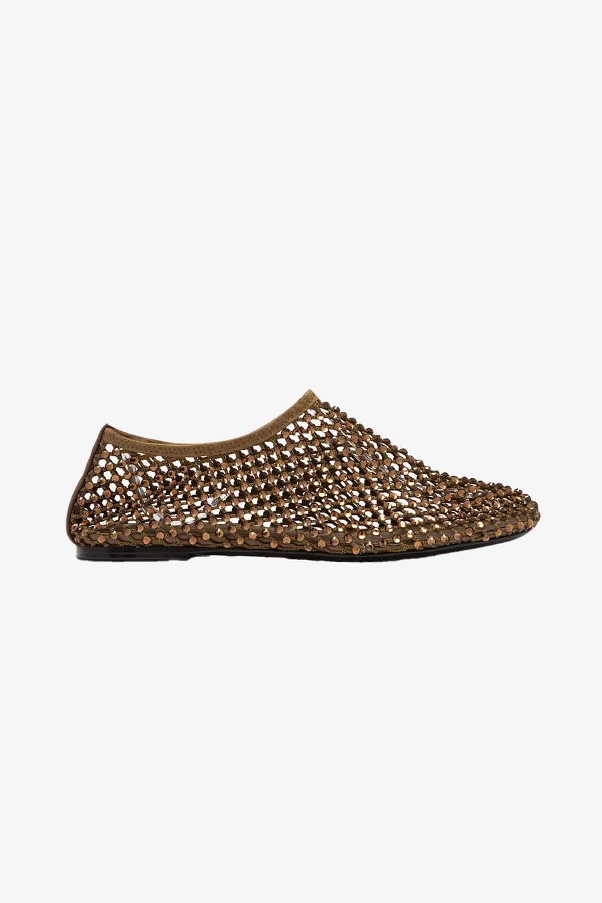 STRATEGIA CALZATURE  ARMY / 35 Ballerine in strass con cristalli Strategia