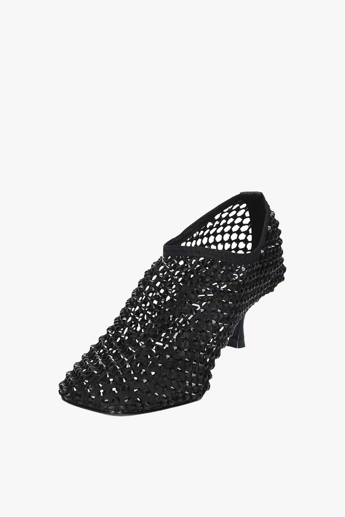 STRATEGIA CALZATURE  Decolletè con strass e cristalli nera Strategia