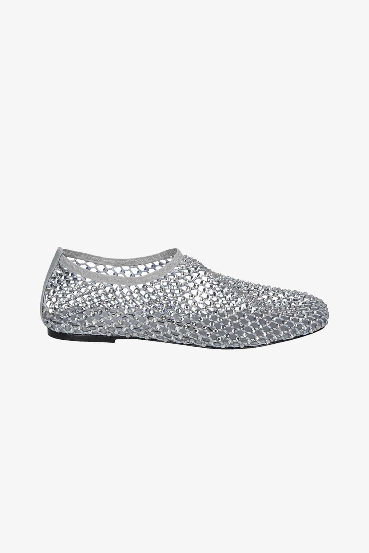 STRATEGIA CALZATURE  GRIGIO / 35 Ballerine in strass con cristalli Strategia