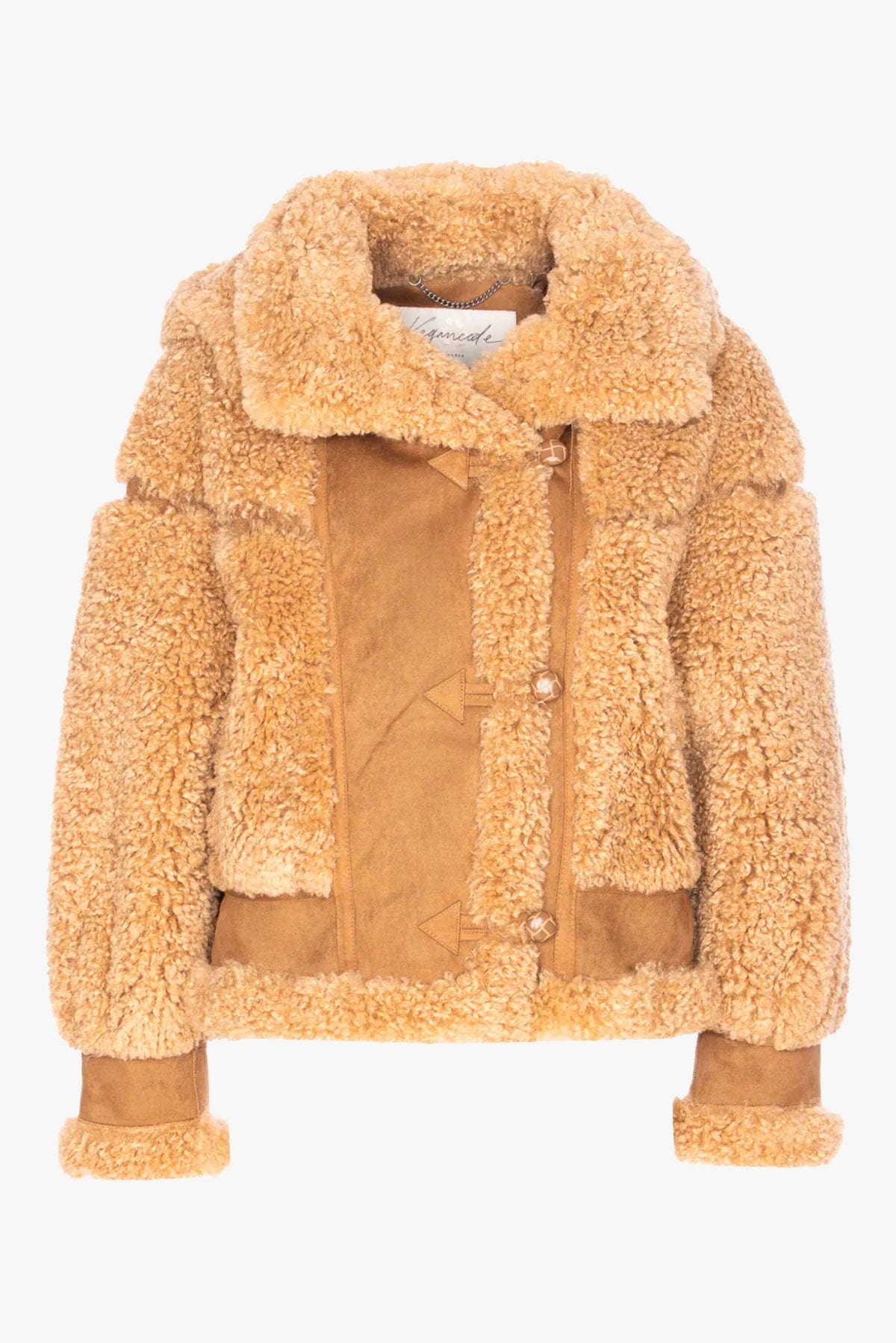 URBANCODE GIACCONE  CARAMELLO / XXS Giacca reversibile donna Vegancode BJ 20039